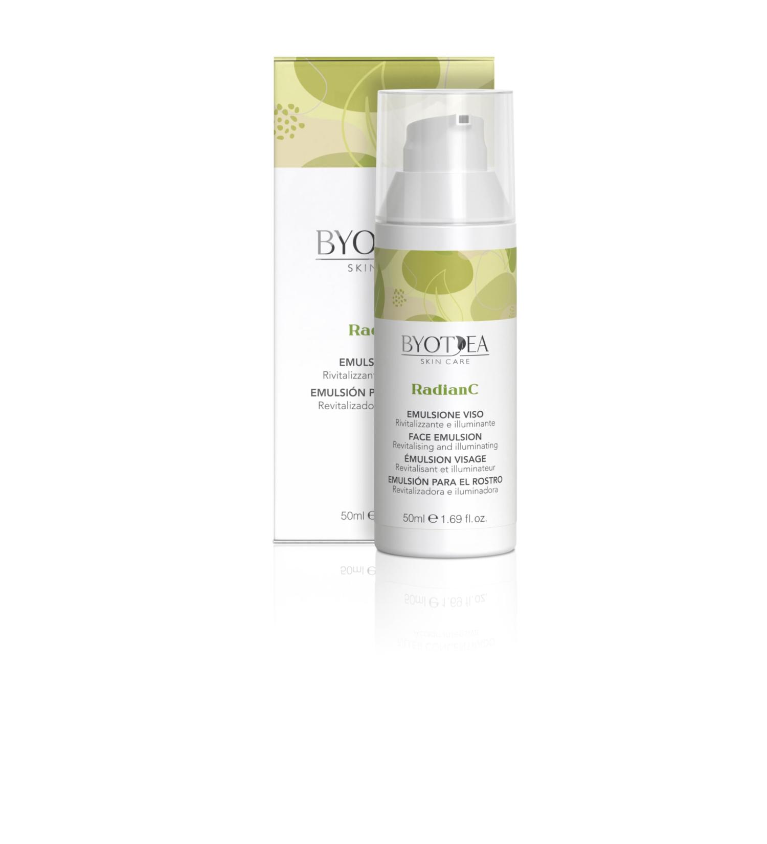 BYOTEA RadianC Revitalizing and moisturizing facial emulsion with vitamin C 50 ml - Buy Online on GoSupps.com
