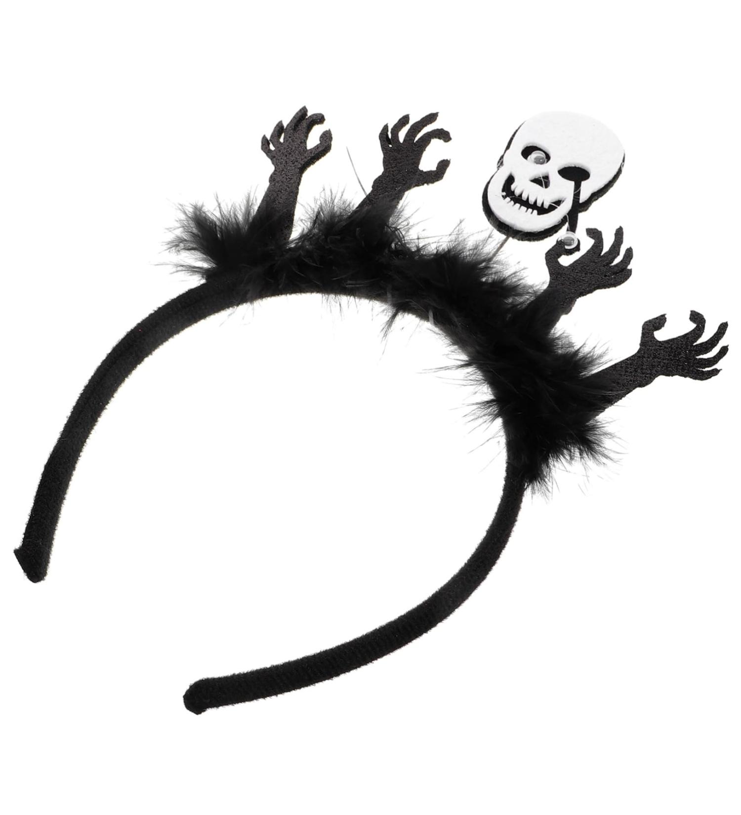 Didiseaon Headbands Halloween Headband Rave Headband Festival Headpiece Halloween Hair Accessories for Women Skeleton Headband for Women Halloween Headpiece Ghost Skull - Buy Online on GoSupps.com