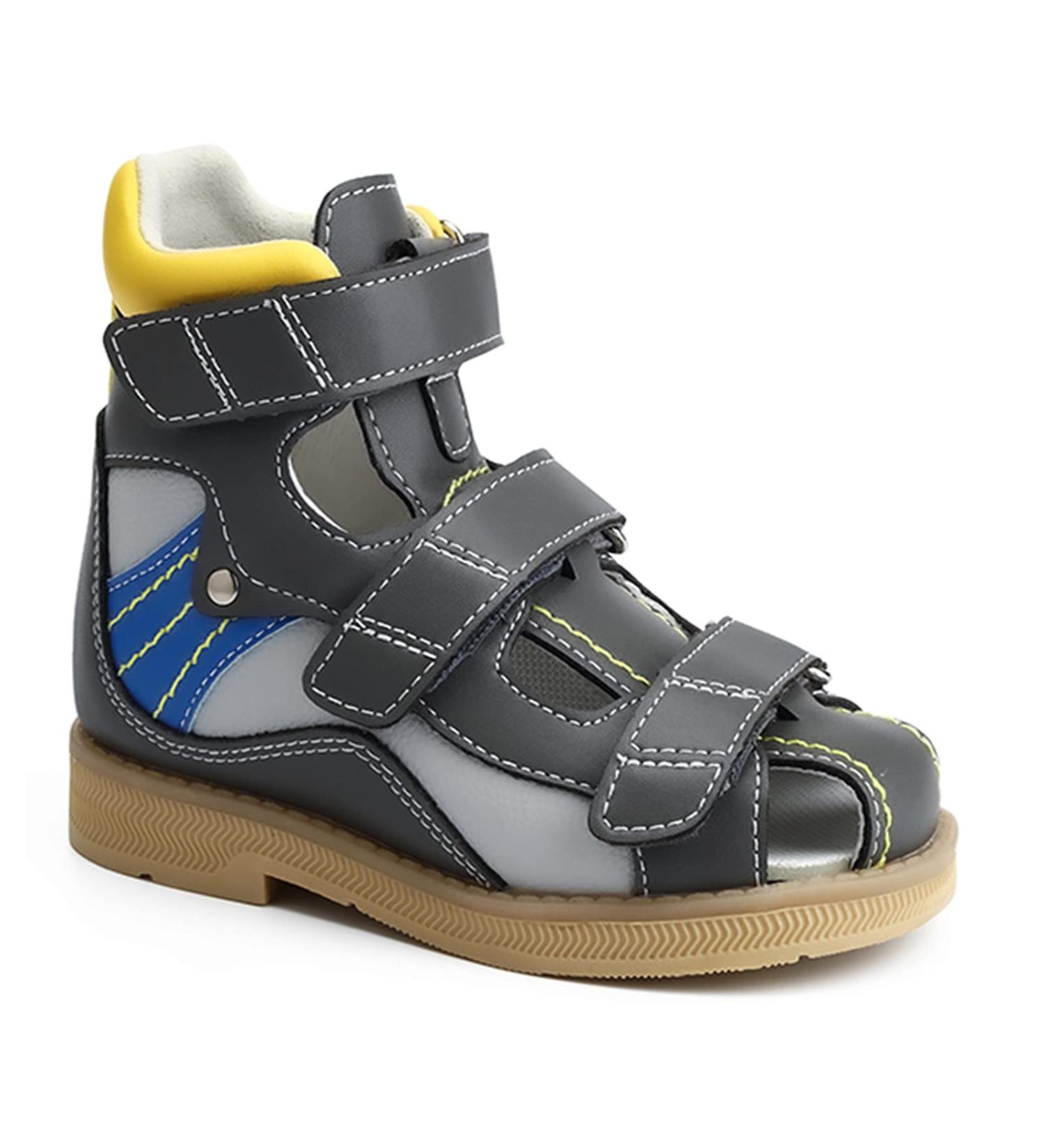 Orthopedic Toddler Sandals with Arch & Ankle Support - Size 6.5 High Back Corrective Shoes - Buy Online on GoSupps.com
