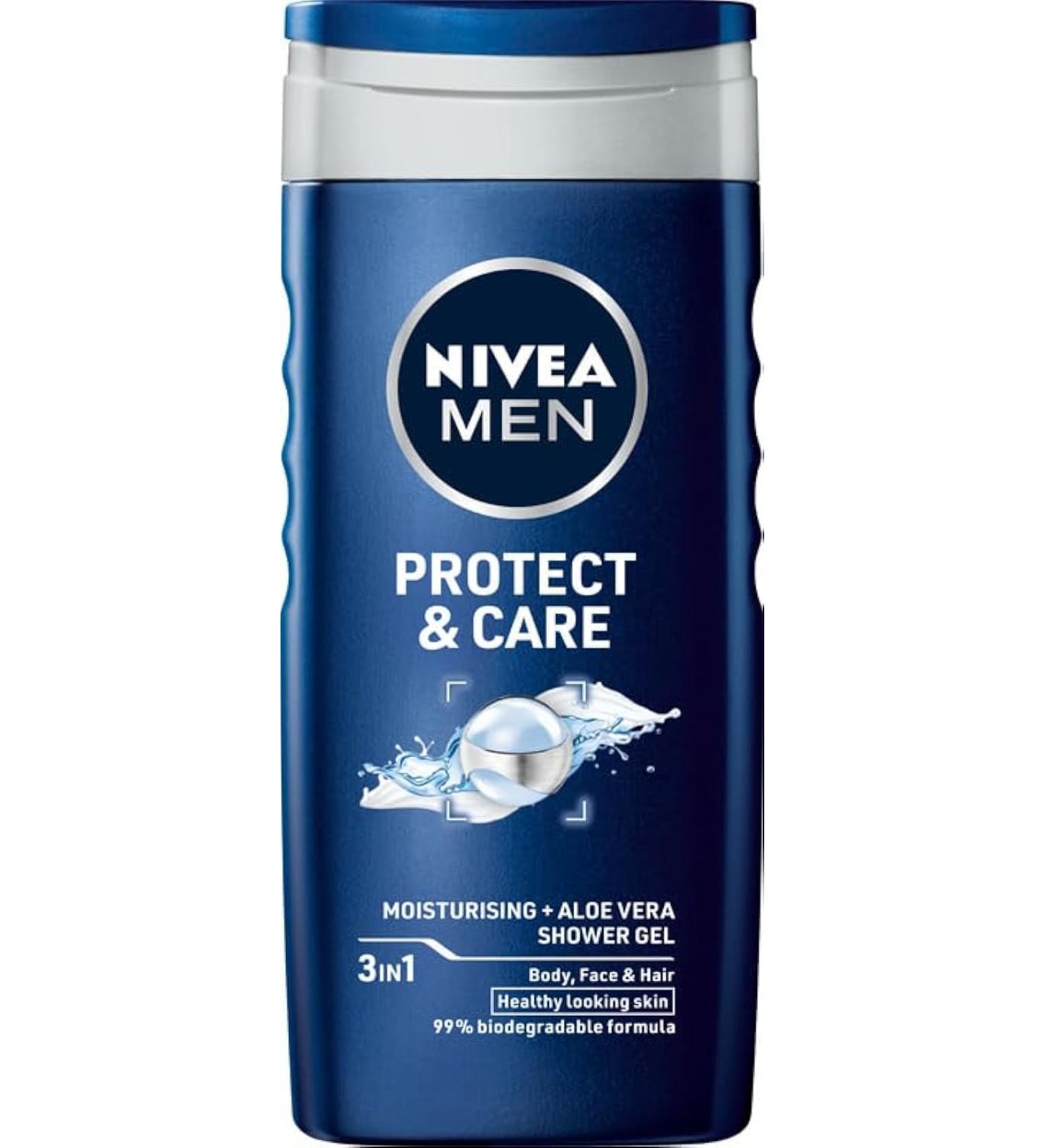  NIVEA NIVEA Shower Gel Protect Care 250ml - Buy Online on GoSupps.com