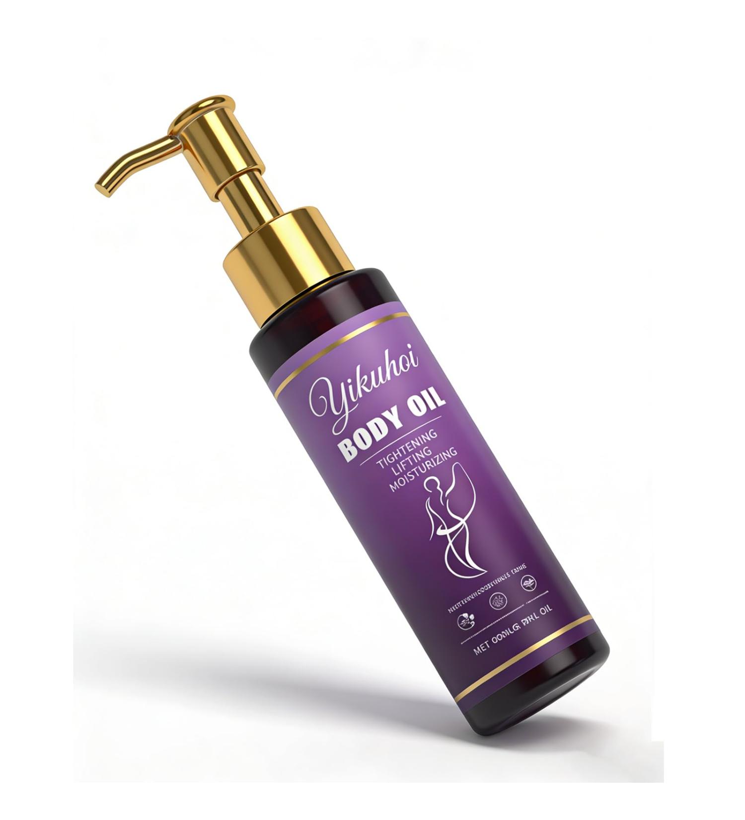 Yikuhot Body Firming Oil with Natural Ingredients & Vitamin E Lightweight Body Oil for Women Post Shower Nourishing & Firming (Lemongrass)