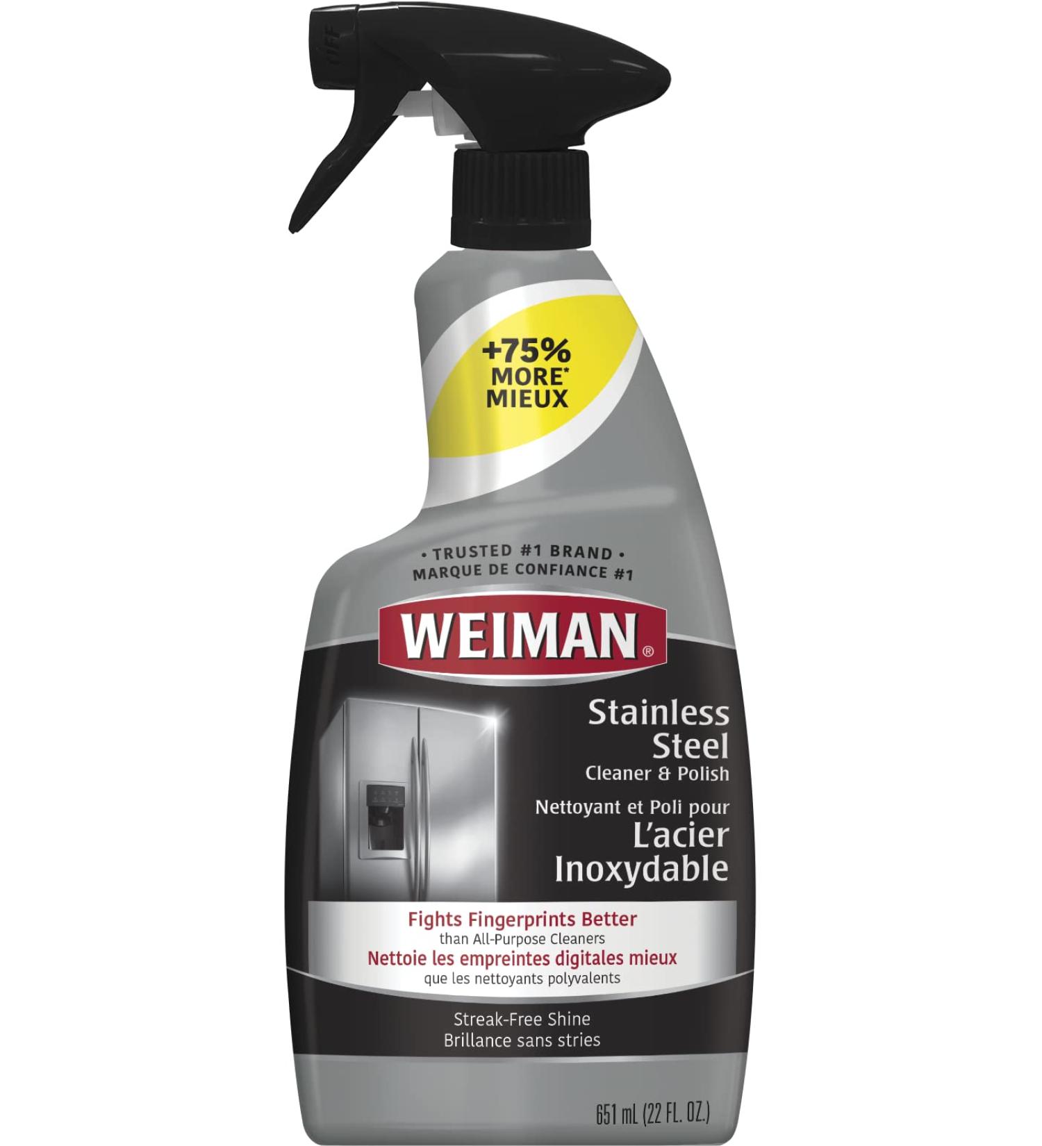 Buy Floral Scent Stainless Steel Cleaner & Polish - 22 Oz Trigger Spray - International Shipping Available - Buy Online on GoSupps.com