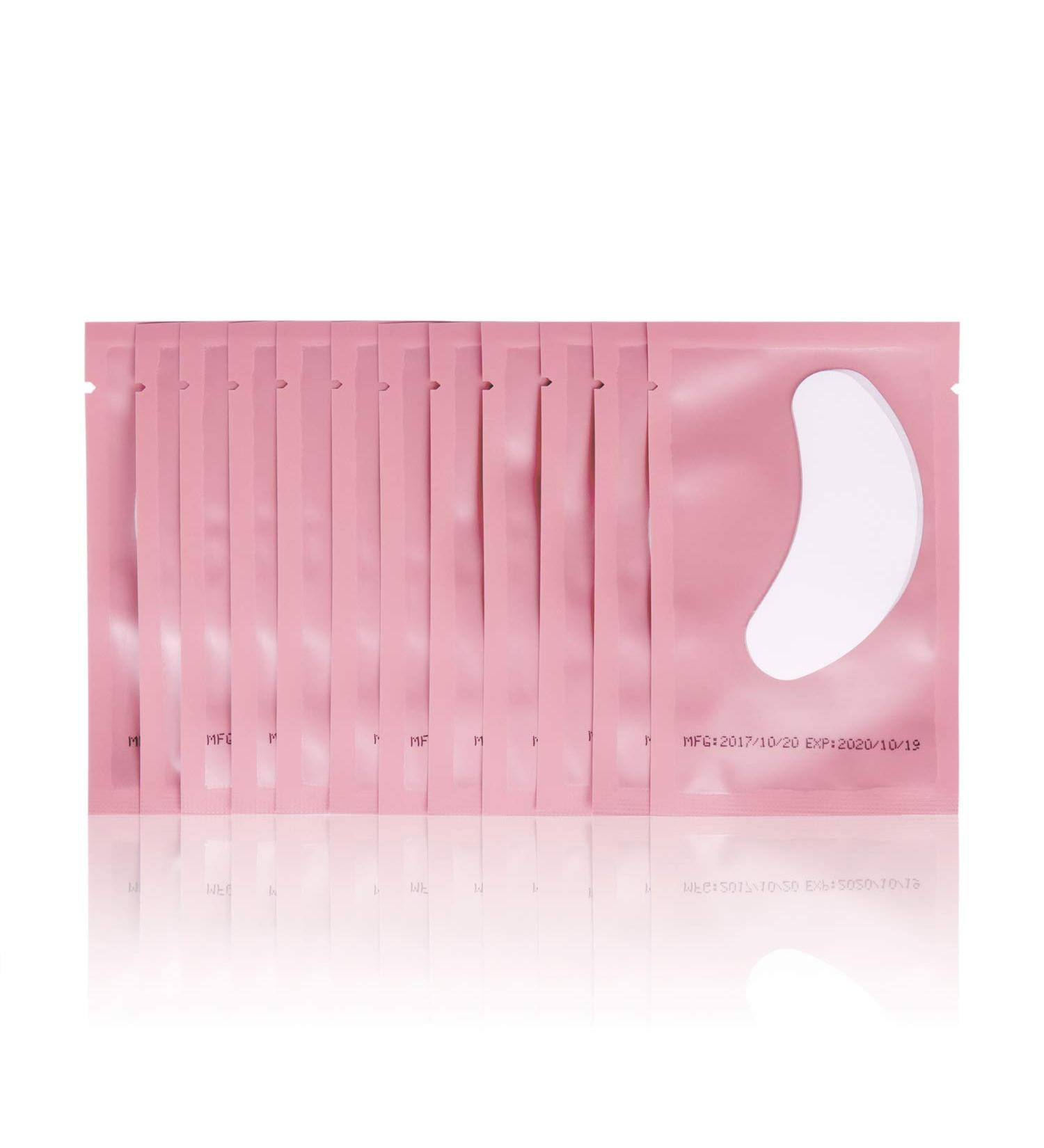 100 Pairs Under Eye Gel Pads for Eyelash Extensions - Pink Eye Mask Beauty Tool - Buy Online on GoSupps.com