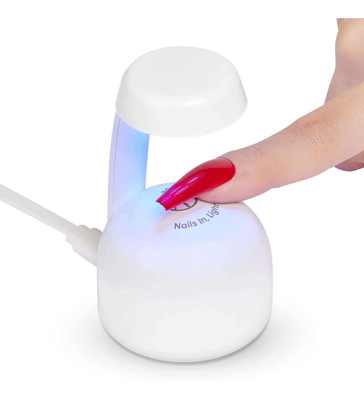 Beetles Mini Nail LED Lamp - Smart Sensor Gel Nail Art UV LED Light for Fast Extension and Manicure - DIY A-flash Curing Lamp - Buy Online on GoSupps.com