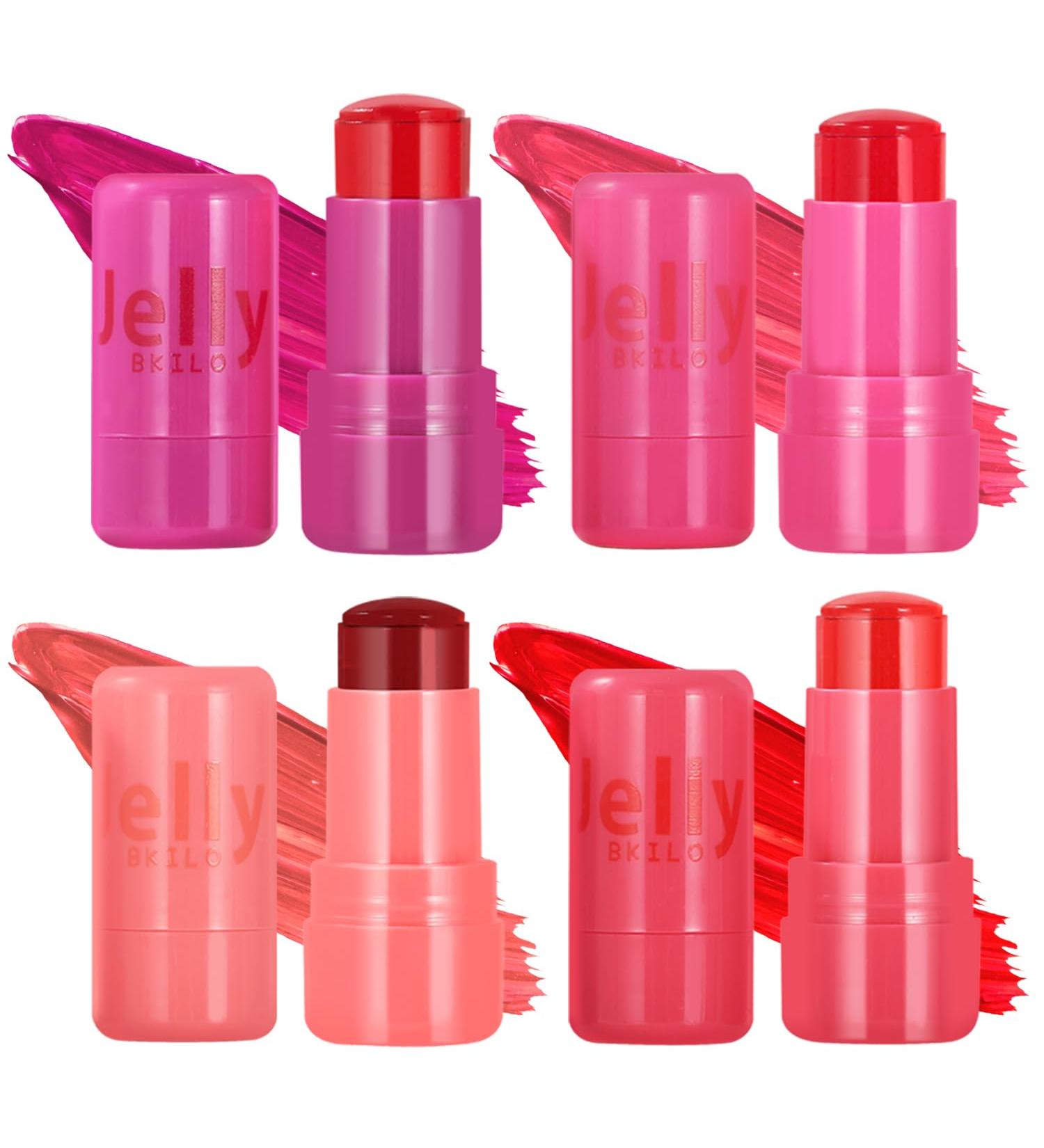  Onperpoe Milk Jelly Sticks for Eyes Cheeks and Lips with Hyaluronic Acid and Aloe Lightweight and Breathable 4 Pack - Buy Online on GoSupps.com