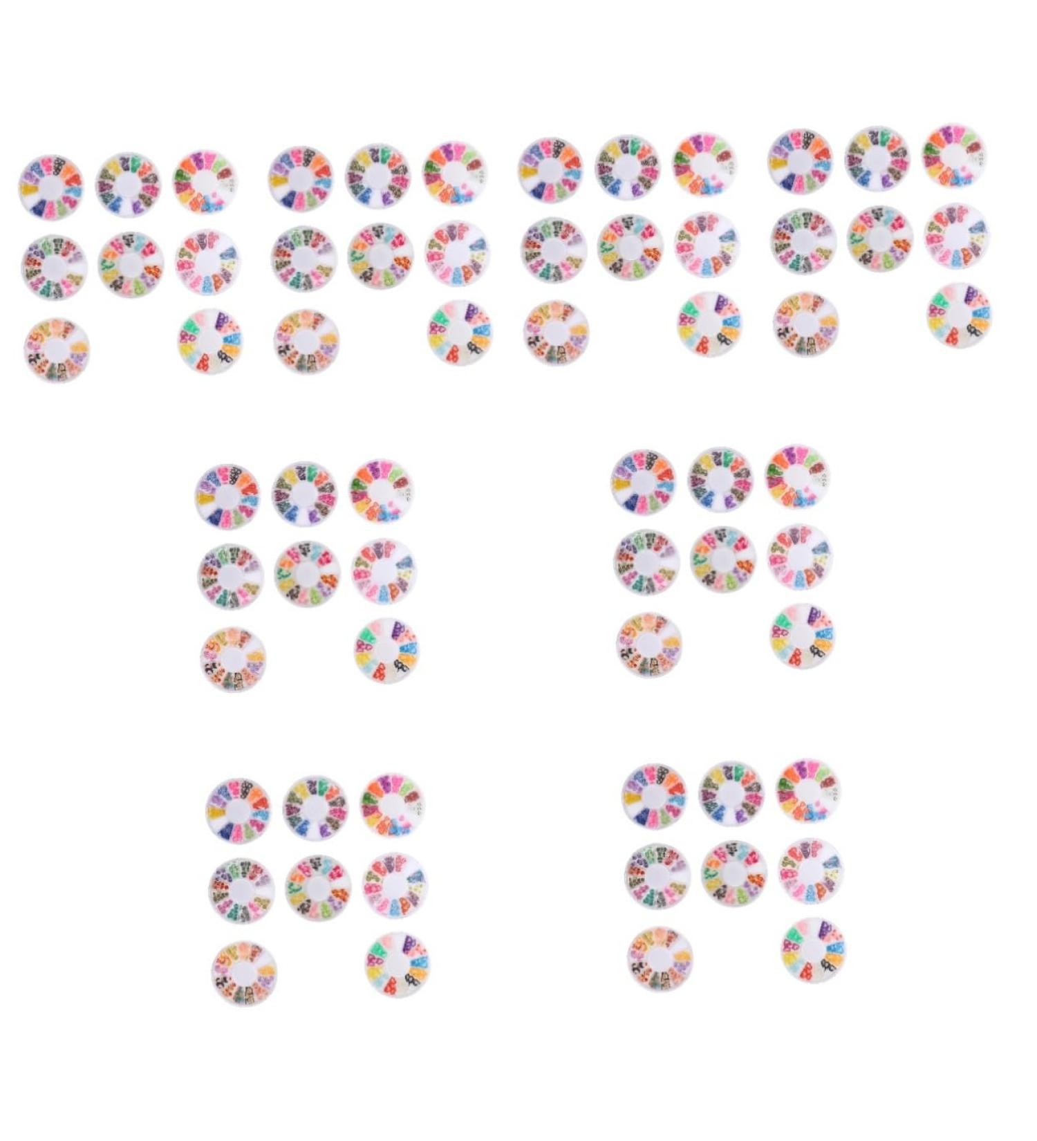 minkissy 64 Boxes Soft Pottery Diy Fruit Nail Art Slice Fruit Pattern Nail Art Patches Diy Lip Gloss Clay Stickers Scrapbooking Flower Clay Jewels for Nails 3d Bulk Polymer Clay Accessories - Buy Online on GoSupps.com