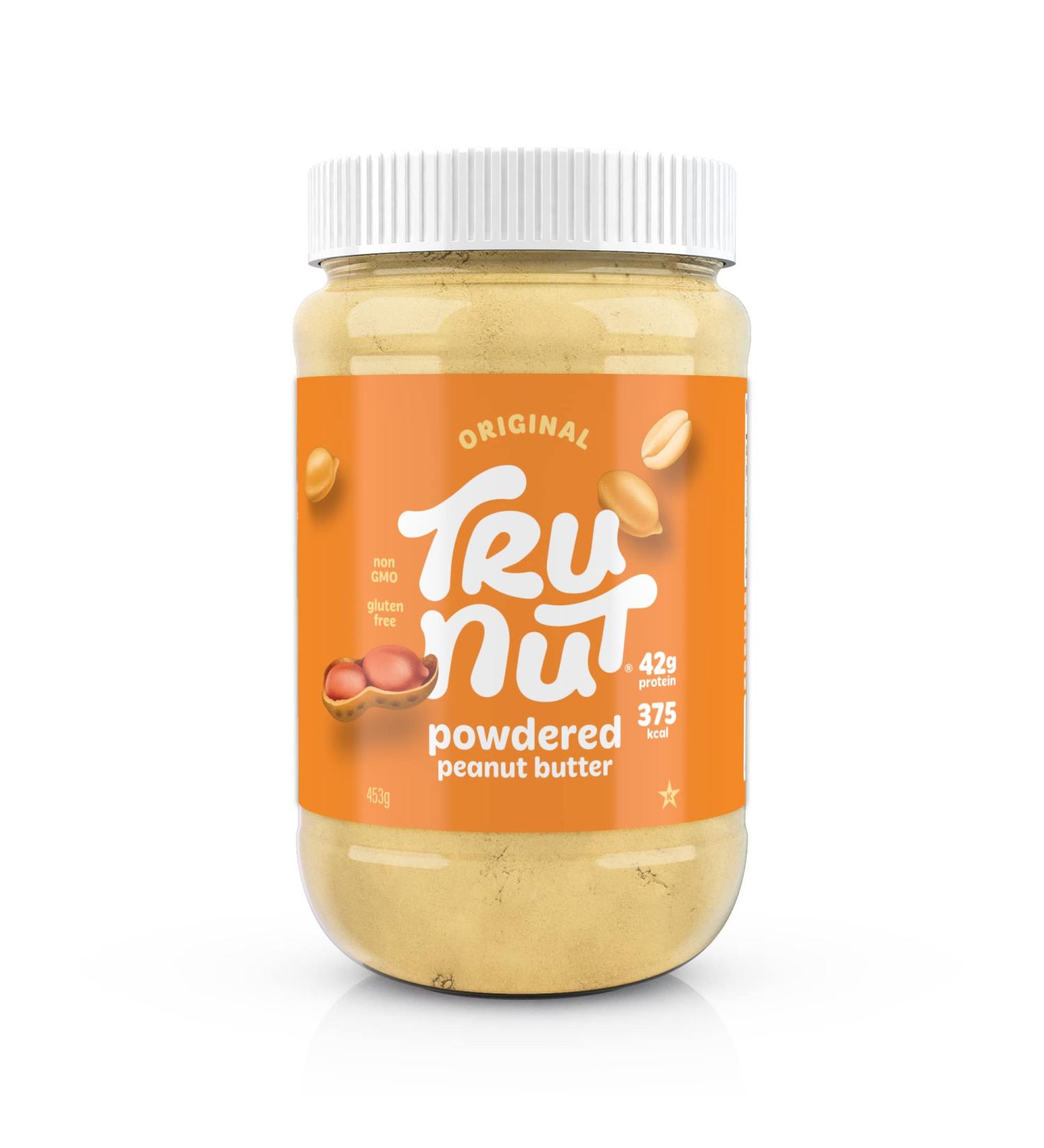 Buy Tru-Nut Peanut Butter Powder 453g - Vegan Gluten Free High Protein - Classic Taste - International Shipping Available - Buy Online on GoSupps.com