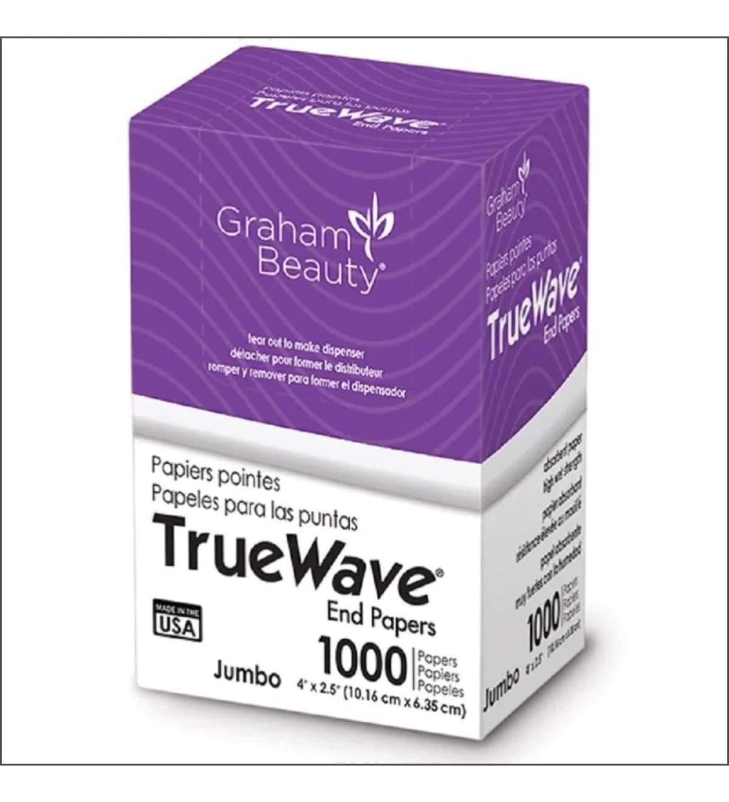Graham Beauty Salon Truewave Jumbo End Paper 1000 Pack - HC-26067 1000 Count (Pack of 1)