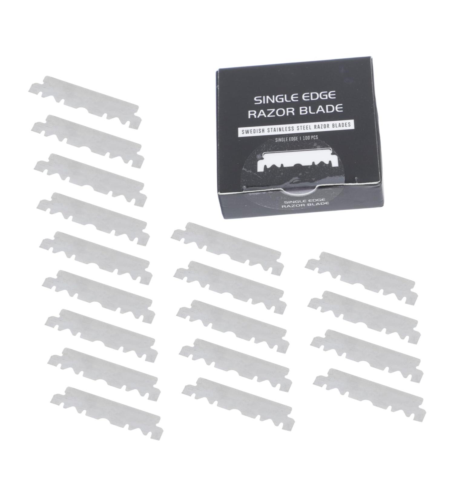 Magiclulu 400 Stk Razor Blades - Premium Rustproof Facial Razor Tools for Men | Reliable Beard Shaving & Replacement Blades - Buy Online on GoSupps.com