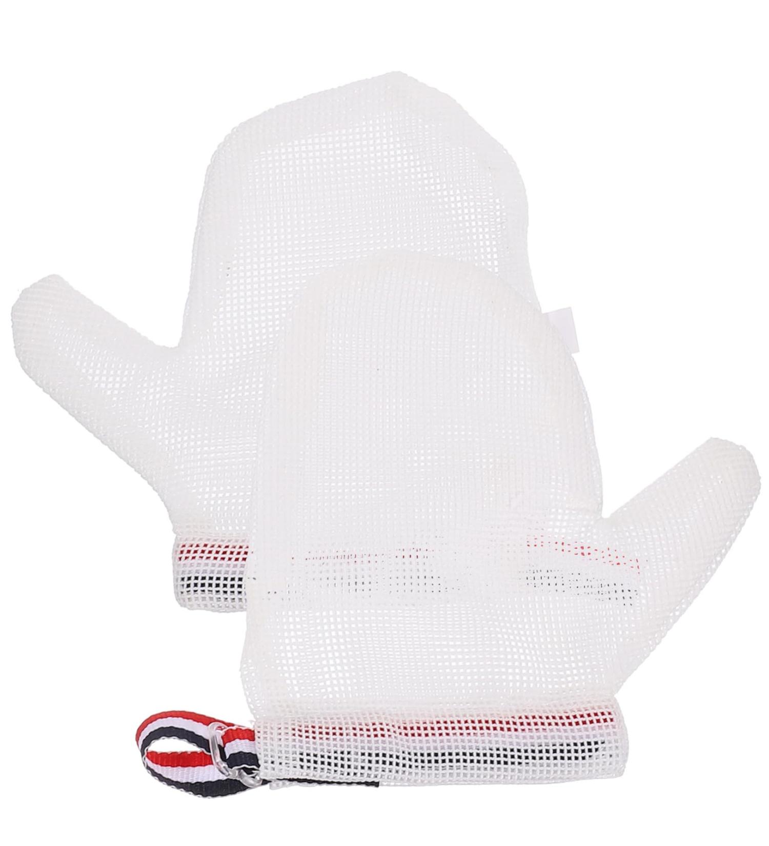 FOMIYES 2 Pairs Anti-eating Gloves Essentials for Newborn Thumb Sucking Stop for No Scratch Gloves Mittens Weaning Pacifiers Baby Supplies Nylon Boy White Anti-eating Hands Nail Biting - Buy Online on GoSupps.com