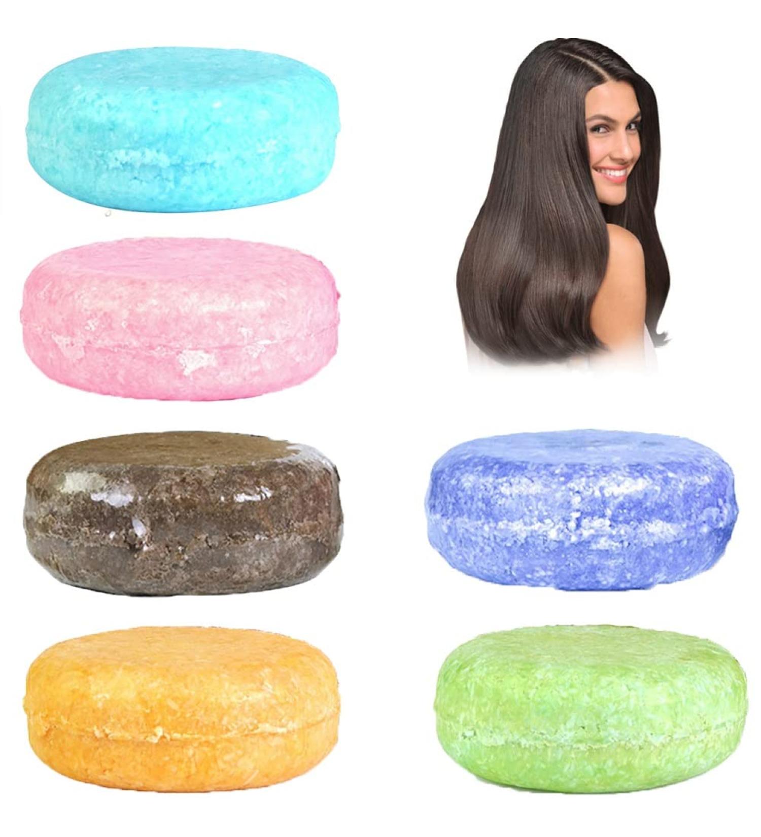 All-Natural Shampoo Bar Solid Shampoo Bar and Conditioner Effect Hair Soap Supports Strong and Healthy Hair 100% Organic Shampoo Bars for Hair with All Natural Plant Based Essential Oils - Buy Online on GoSupps.com