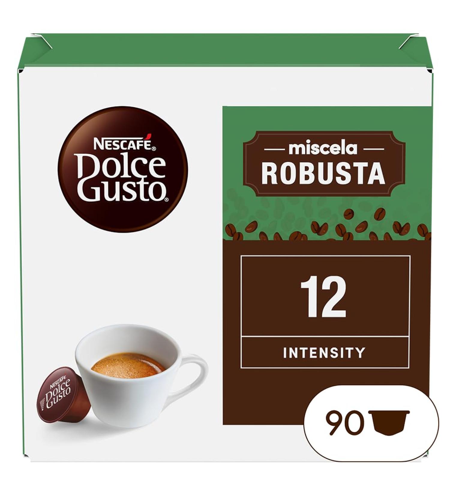 Nestl Italiana SpA NESCAF DOLCE GUSTO Miscela Robusta Espresso 3 packs of 30 capsules each 90 capsules compatible with Nescaf Dolce Gusto - Buy Online on GoSupps.com