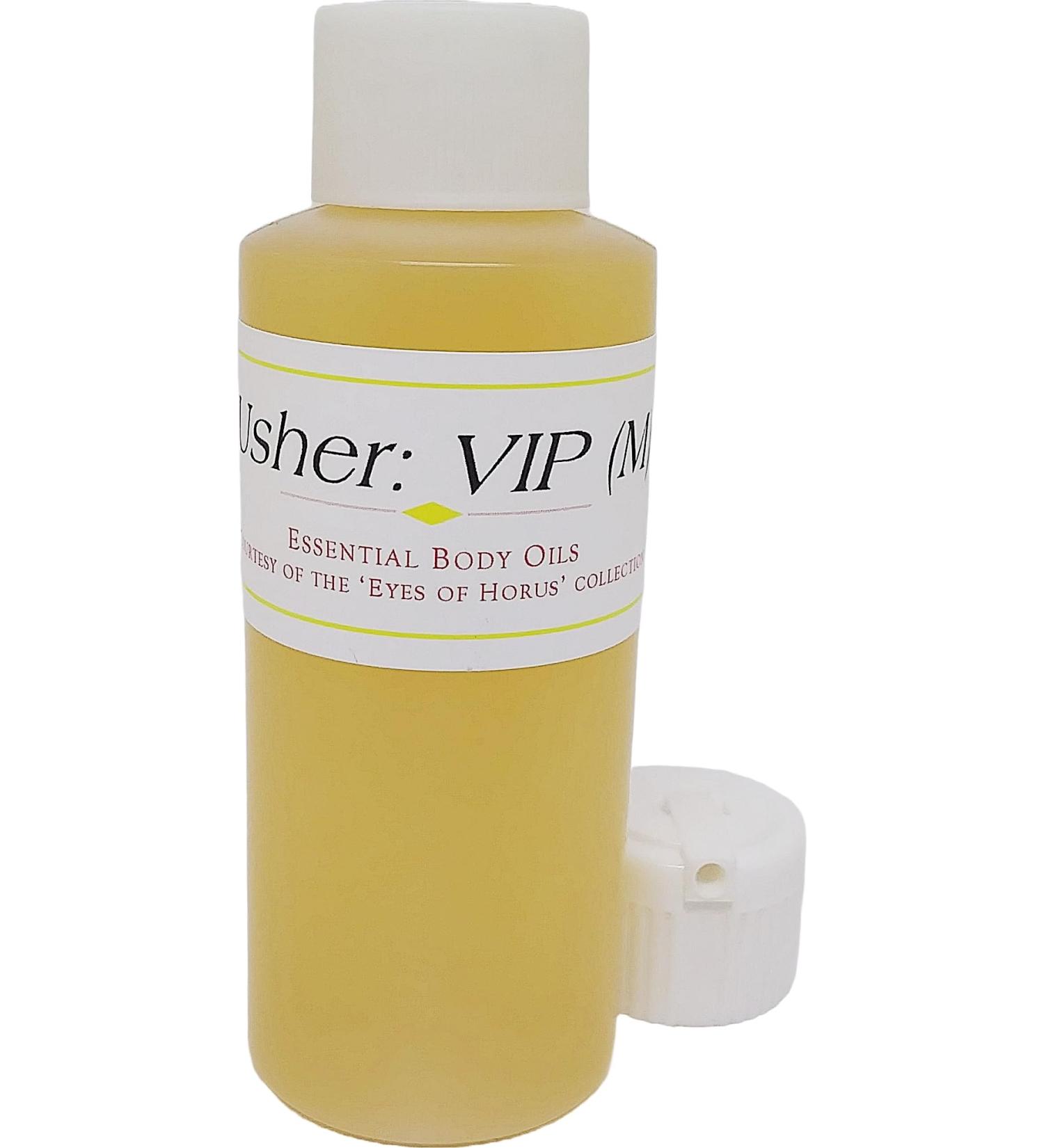 VIP: Usher - Type For Men Scented Body Oil Fragrance Flip Cap - Gold - 2 oz. - ID#25264 2 Fl Oz (Pack of 1)
