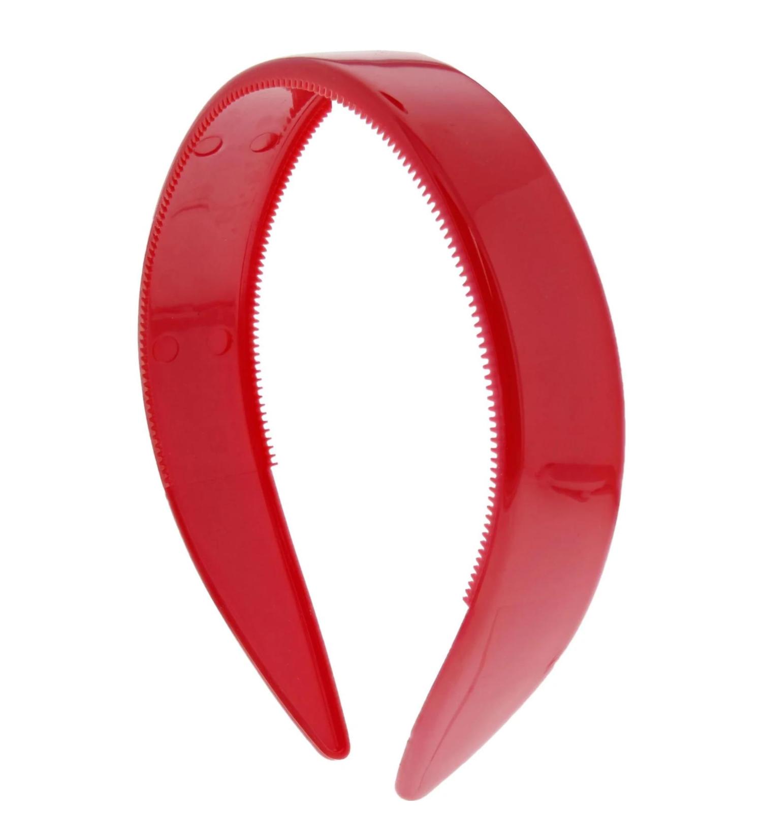 Topkids Accessories Plastic Alice Bands for Women and Girls Hair Bands for Women Headbands for Women's Hair Hair Comb Headband Alice Bands Adult Women Girls Headbands (2.5cm Red) - Buy Online on GoSupps.com