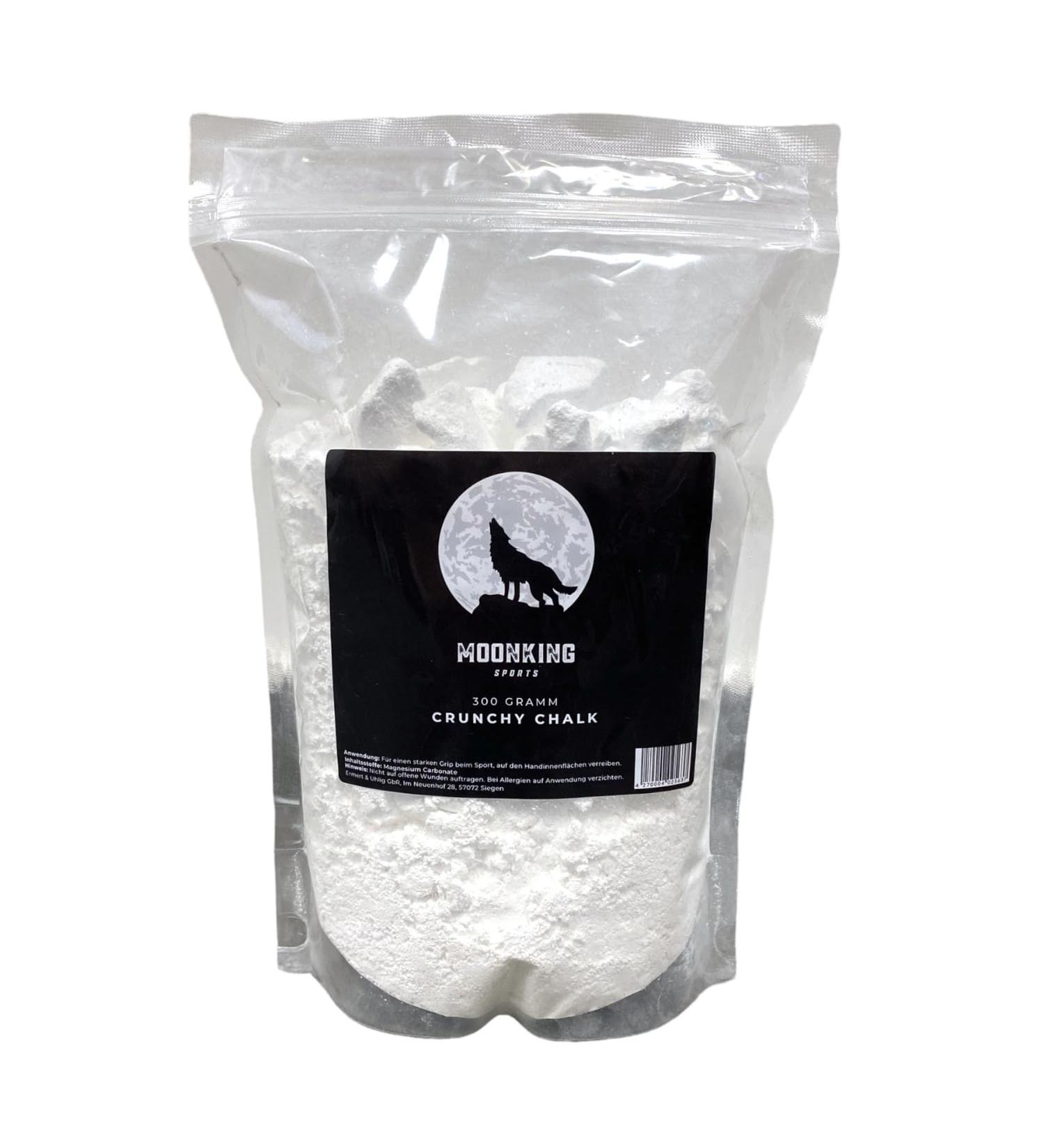 Buy Moonking Sports Crunchy Chalk 300g - Optimal Grip Magnesia for Gymnastics Climbing & Bouldering - Pure Magnesium Carbonate - Buy Online on GoSupps.com
