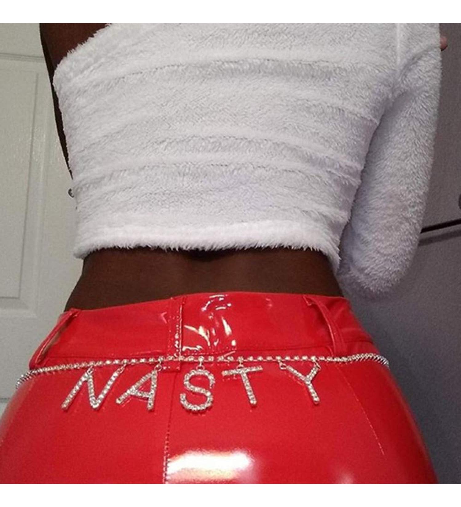 Xerling Rhinestone Crystal Waist Chain - Shiny Belly Belt Jewelry for Women & Girls | NASTY Fashion Body Chain - Buy Online on GoSupps.com