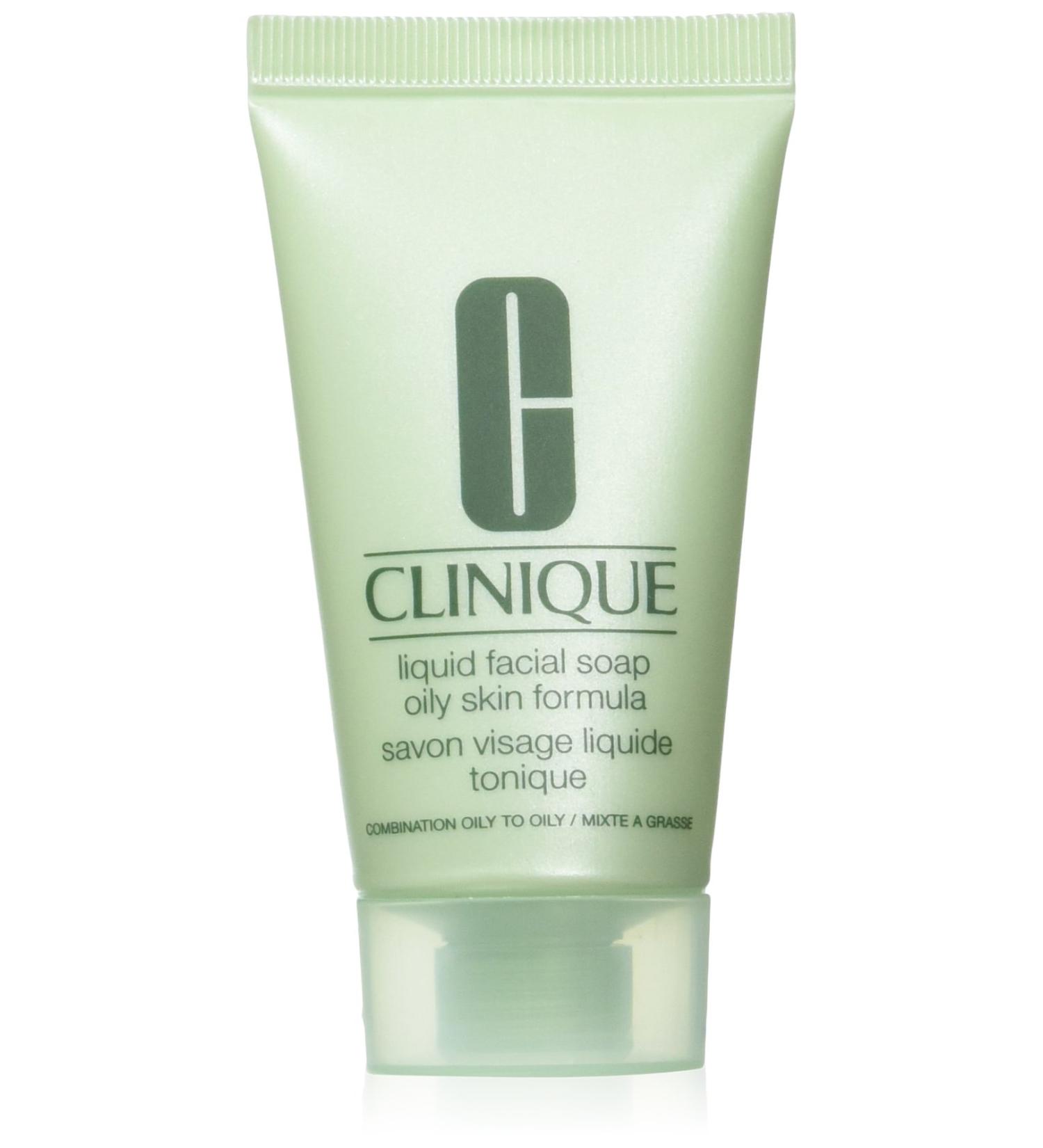 Clinique Liquid Facial Soap - Oily Skin Formula Travel Size 1oz - Gentle Cleanser for Oily Skin - Buy Online on GoSupps.com