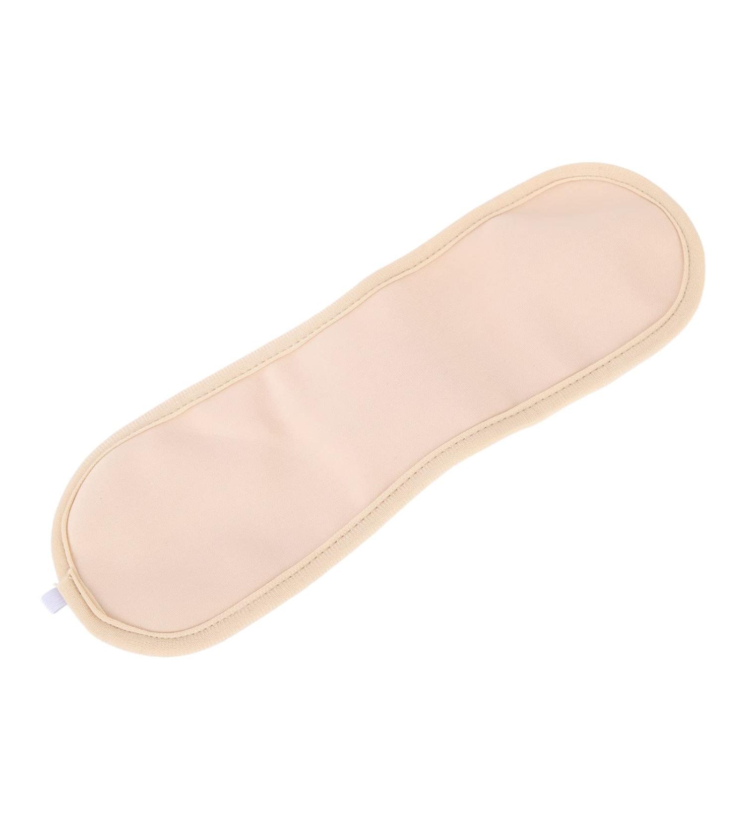 Neck Ribinus Oil Pack - Compressed Castor Oil Pack for Pain Relief Adjustable & Portable Ideal for Thyroid Support - Khaki - Buy Online on GoSupps.com