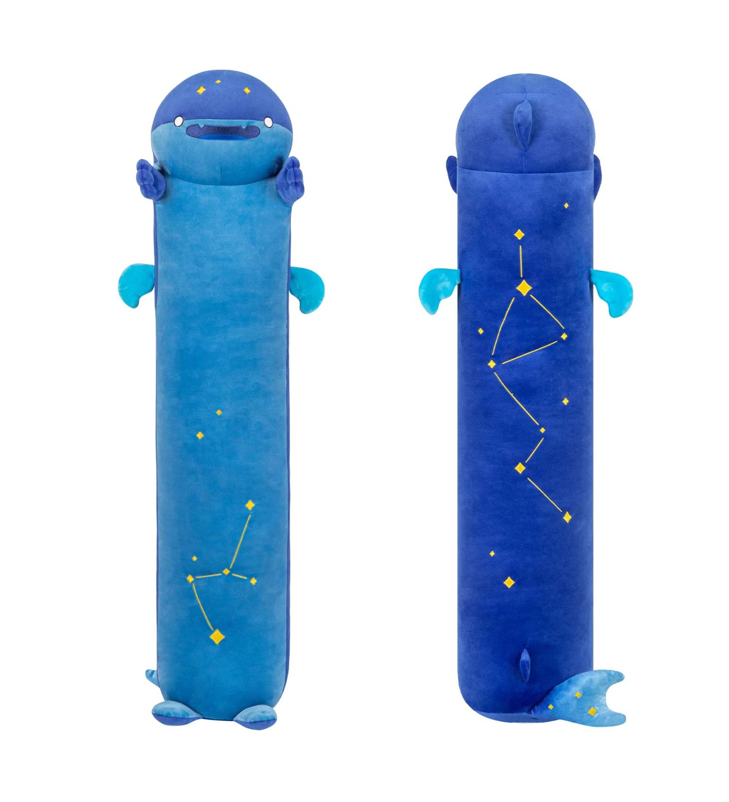 Mewaii 110cm Soft Plush Kitten Pillow | Cute Black Star Cat Stuffed Toy | Ideal Cuddly Gift for All Ages - Buy Online on GoSupps.com