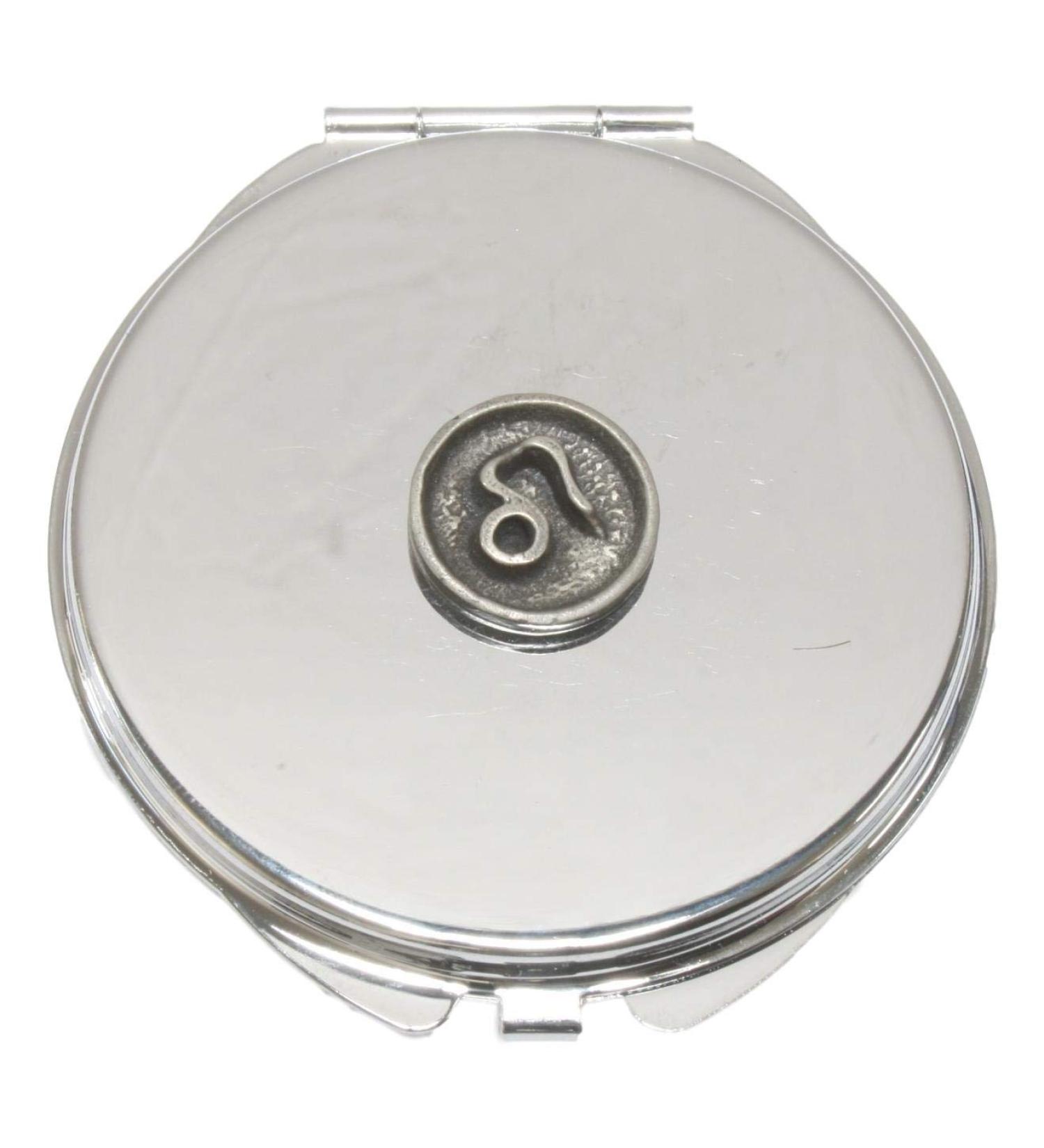 Leo Zodiac Compact Mirror Handbag Gift With Free Engraving 217 - Buy Online on GoSupps.com