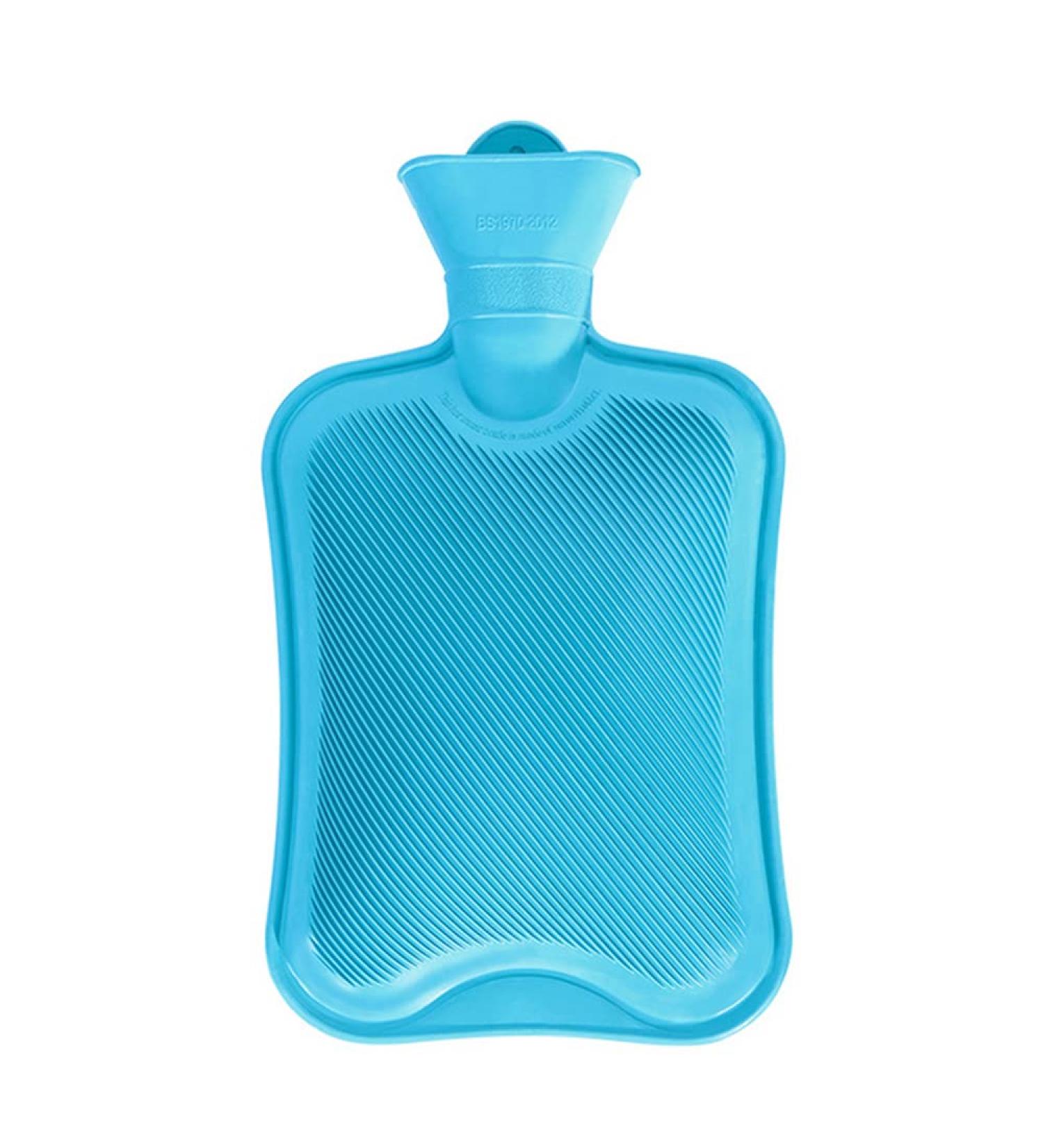 Buy 2L Blue Heat Bottle - Durable Natural Rubber Bed Bottle for Children & Adults | Safe & Perfect Gift for Women - Buy Online on GoSupps.com