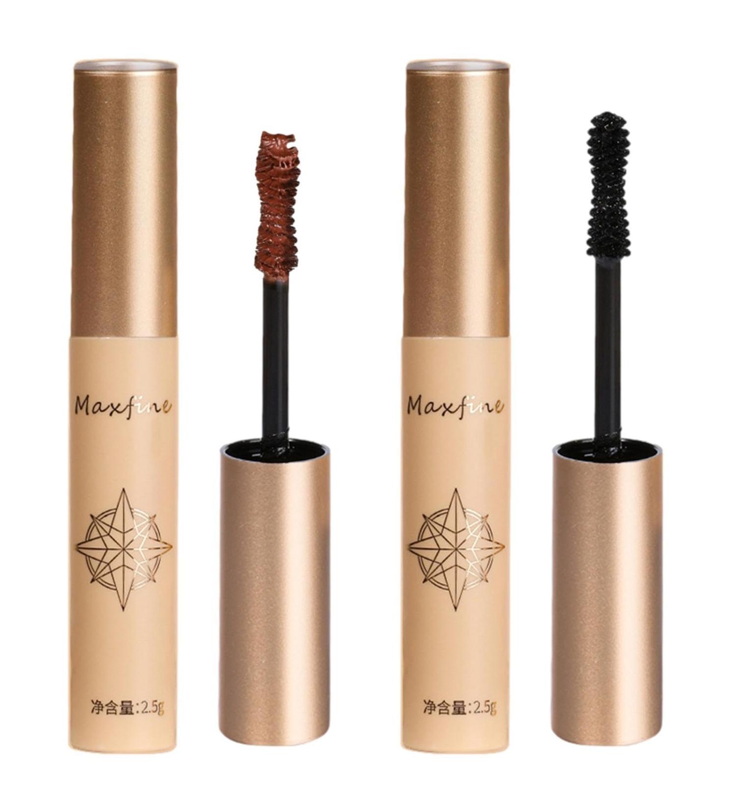 Waterproof Mascara - Extensions - Smudge-Proof Long Lash Cosmetics Smudge Proof Eye Lash Mascara for Sensitive Eyes Instantly Creates Long-Lasting Voluminous Lashes Black + Brown - Buy Online on GoSupps.com