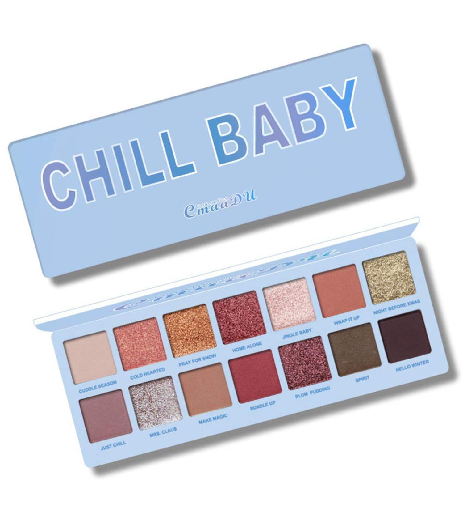 Allbesta Eyeshadow Palette - 14 Color Matte Shimmer Metallic & Glitter | Smoky Eyes Makeup Set - International Shipping Available - Buy Online on GoSupps.com