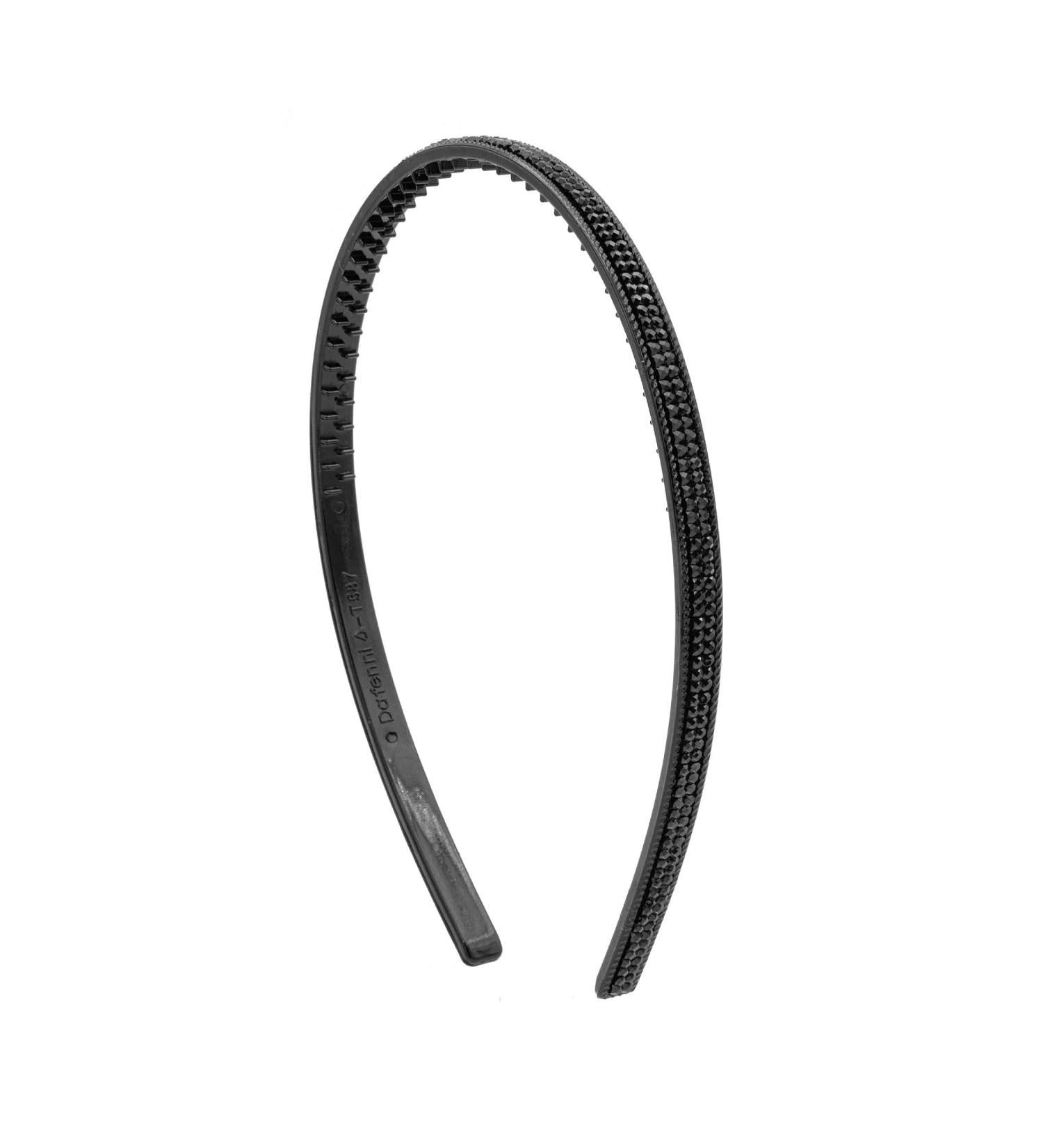 Buy Stylish Black Rhinestone Hair Tie & Headband for Women & Men | Colors & Beauty Hair Accessories - Buy Online on GoSupps.com