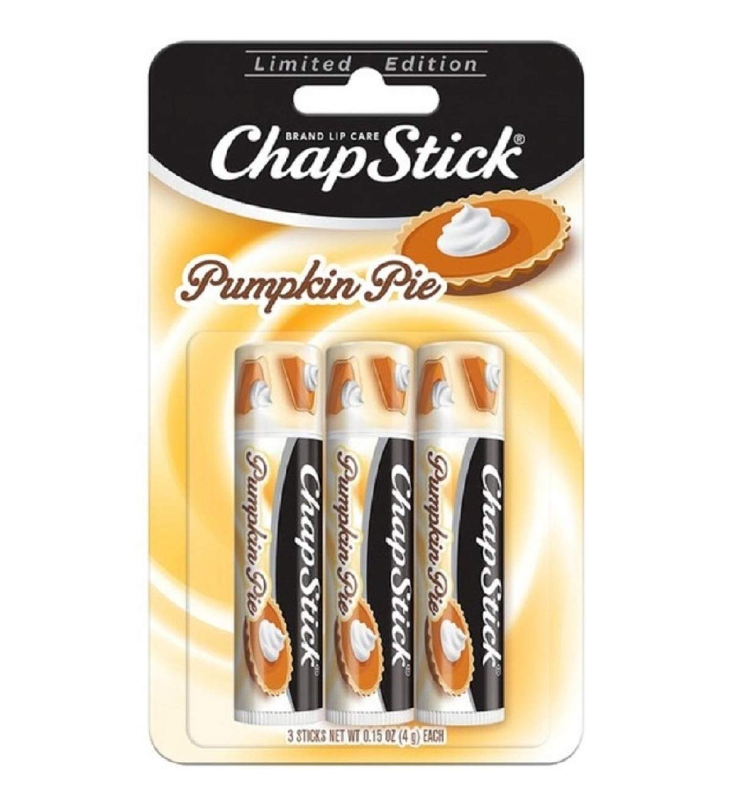 Chapstick Limited Edition Pumpkin Pie (Triple Pack)