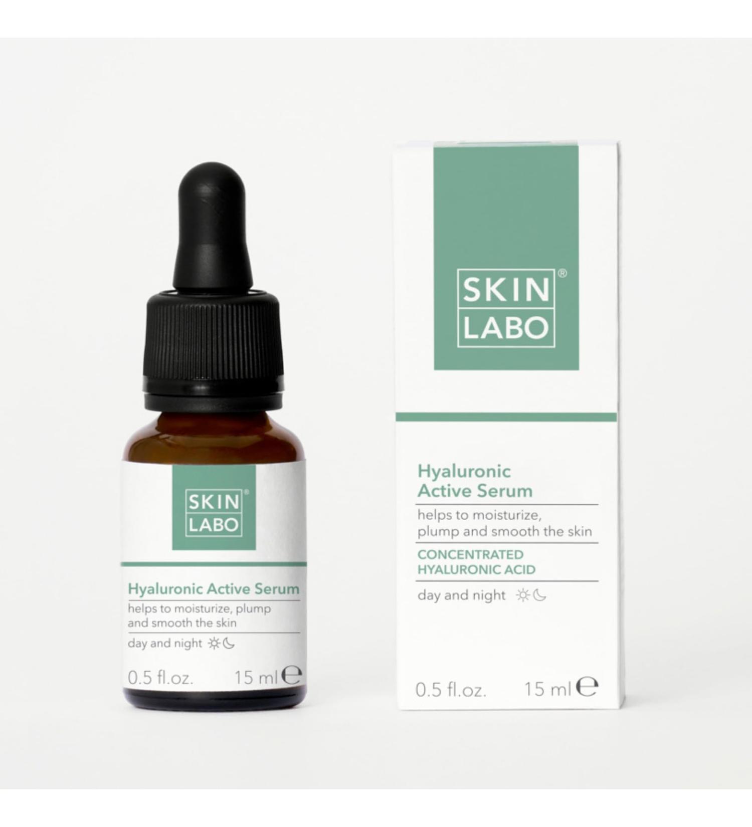 SKIN LABO SkinLabo - Hyaluronic Acid Active Serum Plumping and Smoothing Effect Moisturizes Plumps and Smoothes the Skin with Hyaluronic Acid - 15 ml - Buy Online on GoSupps.com