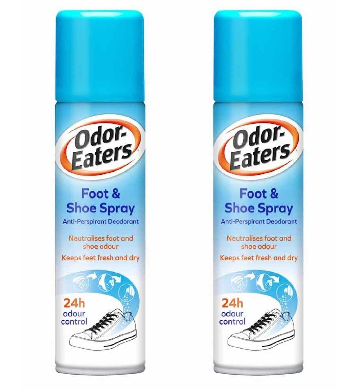 Odor Eaters Foot And Shoe Spray 150ml x 2 Packs