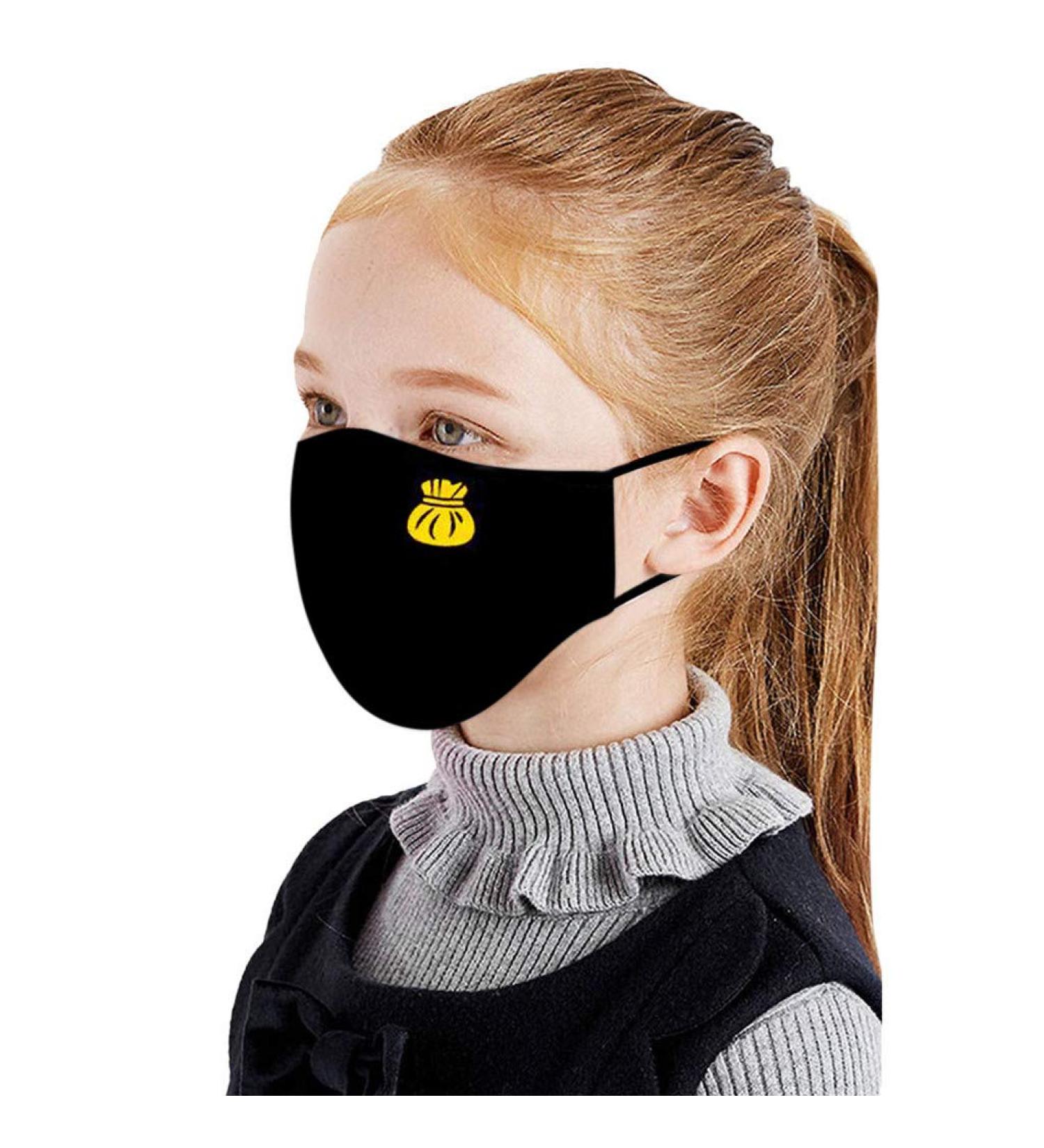 10PCS Kids' Facial Protective Accessory Reusable Washable Children Half Face Mouth Cute Cartoon Cotton Face Covers Balaclava Tube caps Multifunctional Headwear - Buy Online on GoSupps.com