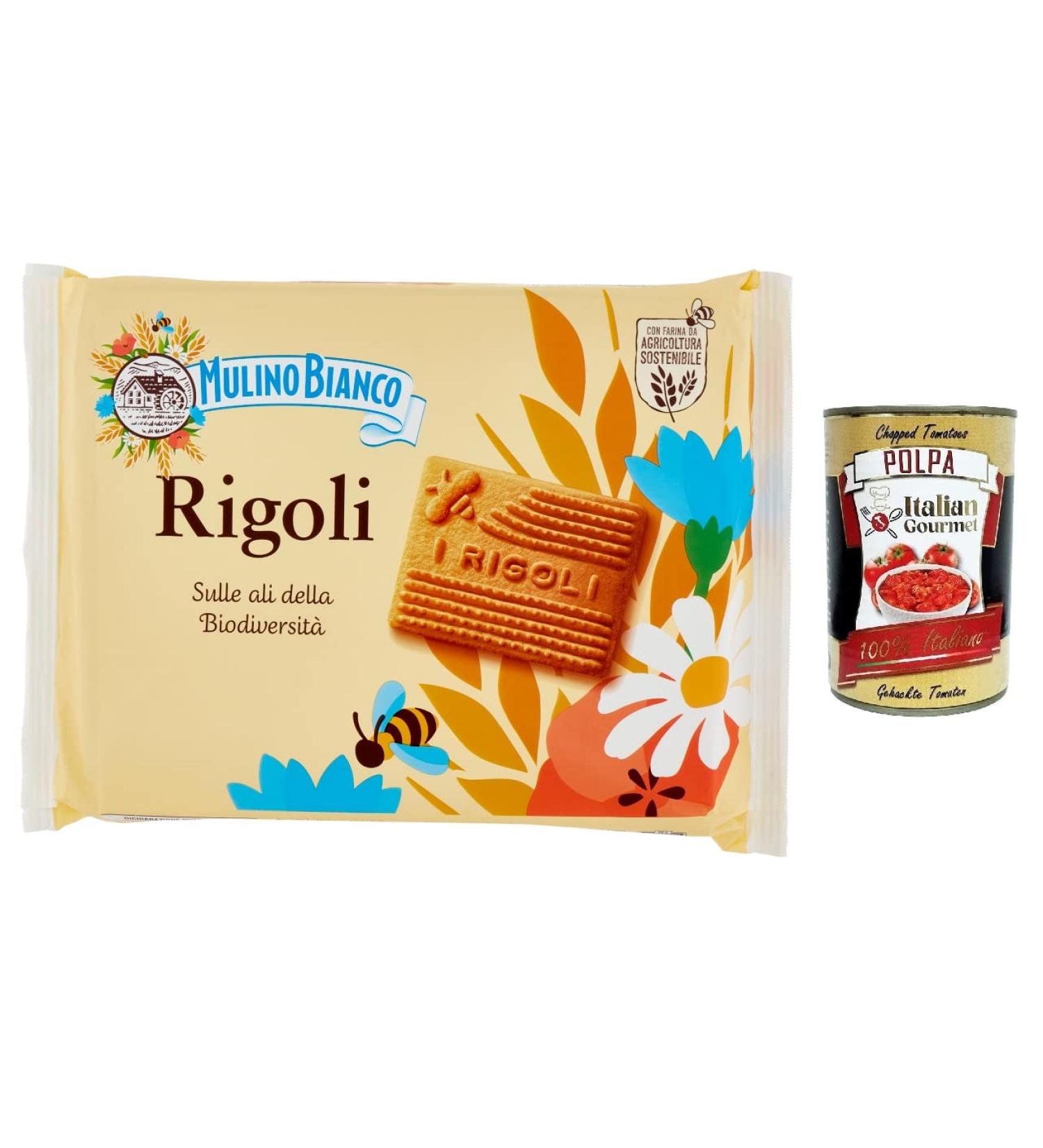 Italian Gourmet E.R. Mulino Bianco Rigoli Honey Sanded Biscuits 800g + Polpa Italian Gourmet 400g Set of 3 - Buy Online on GoSupps.com
