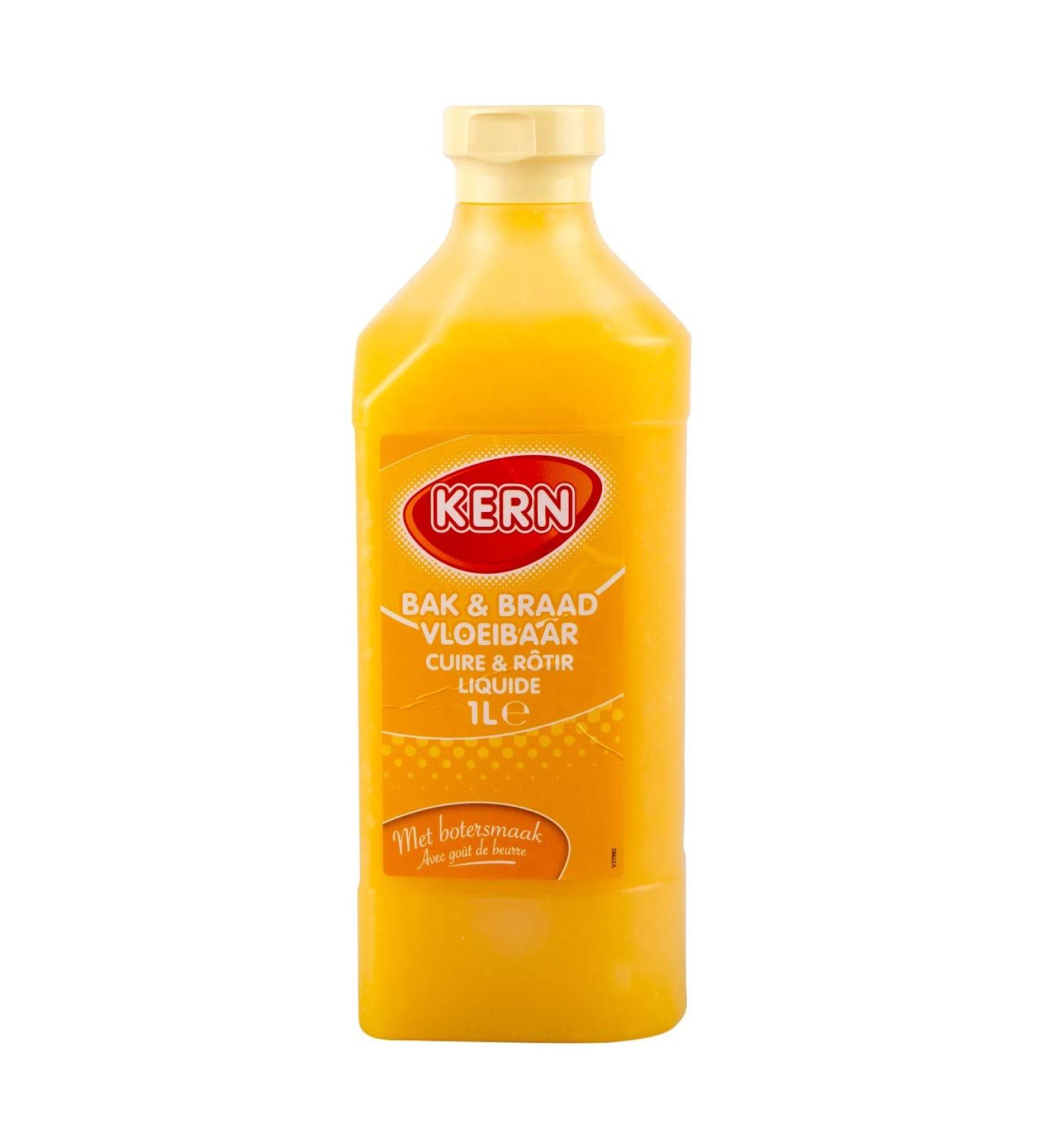 Kern Liquid Margarine for frying and roasting with butter flavour bottle 1 litre