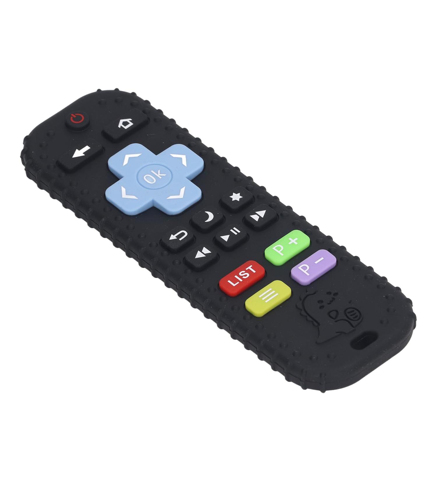 Buy Baby Teething Chew Toy - Tactile Cartoon Remote Control Shape (Black) | Safe & Fun International Shipping - Buy Online on GoSupps.com