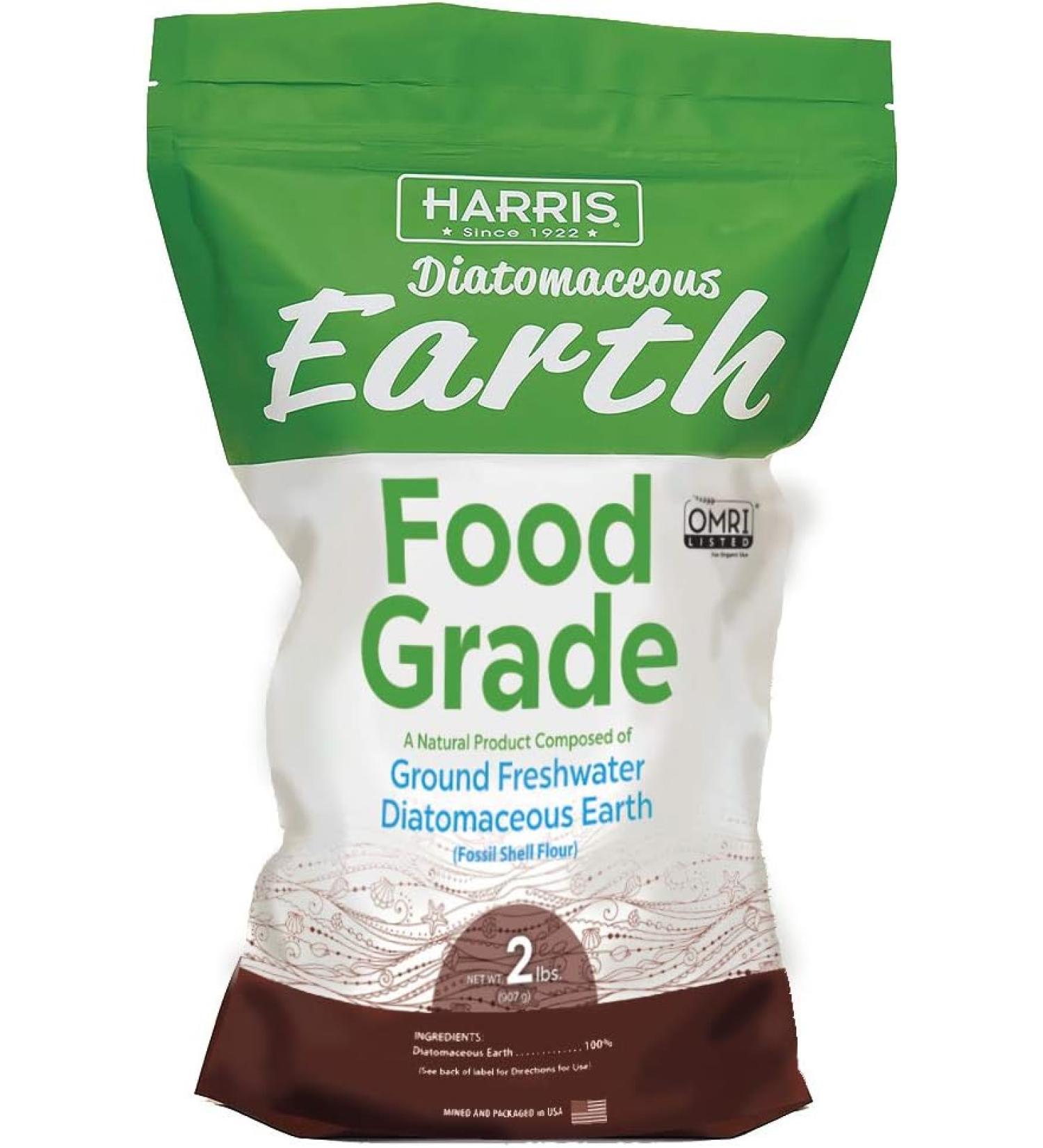 HARRIS Diatomaceous Earth Food Grade 100% Organic 2lb - Buy Online on GoSupps.com