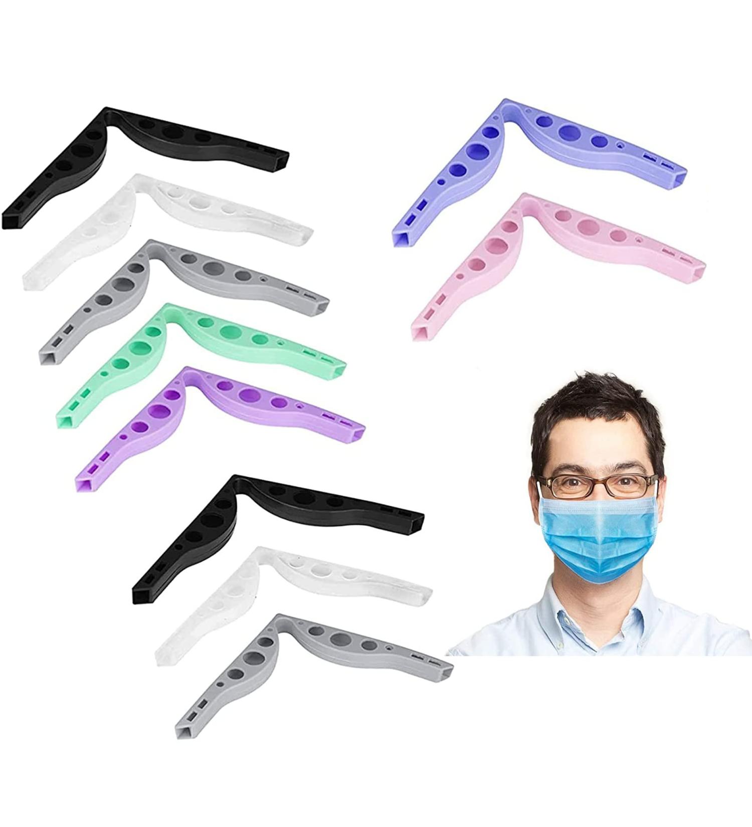 KSPOWASE Anti Fog Nose Bridge Strip for Face Mask - 10Pcs Flexible Natural Rubber Stent - Prevent Eye Glasses from Fogging - Washable Reusable Silicone Nose Clips - 7 Colors - Buy Online on GoSupps.com