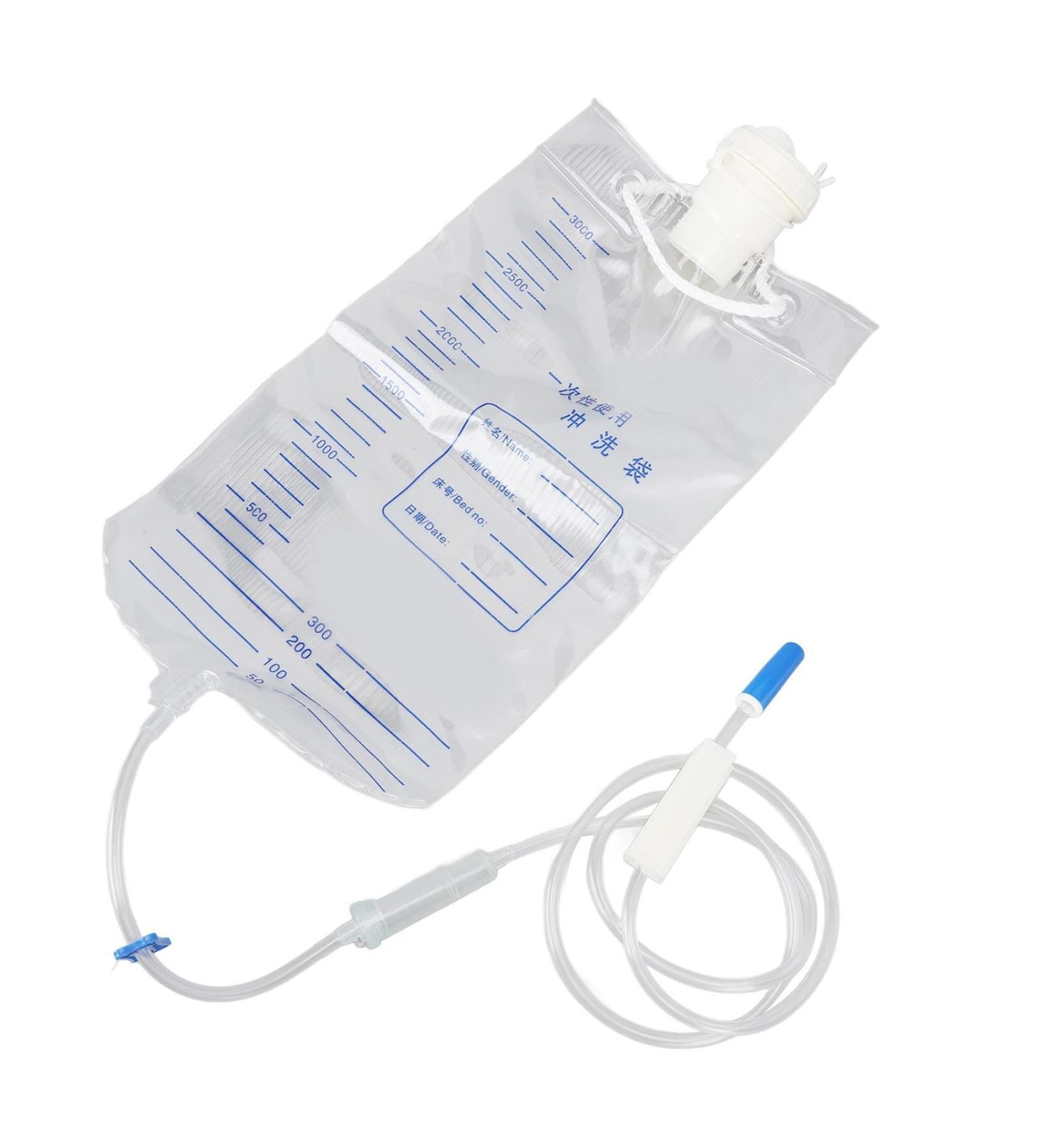 Pwshymi Enema Bag - Easy to Use Silicone Cleaning Bag for Home Enemas & Relief | International Shipping Available - Buy Online on GoSupps.com