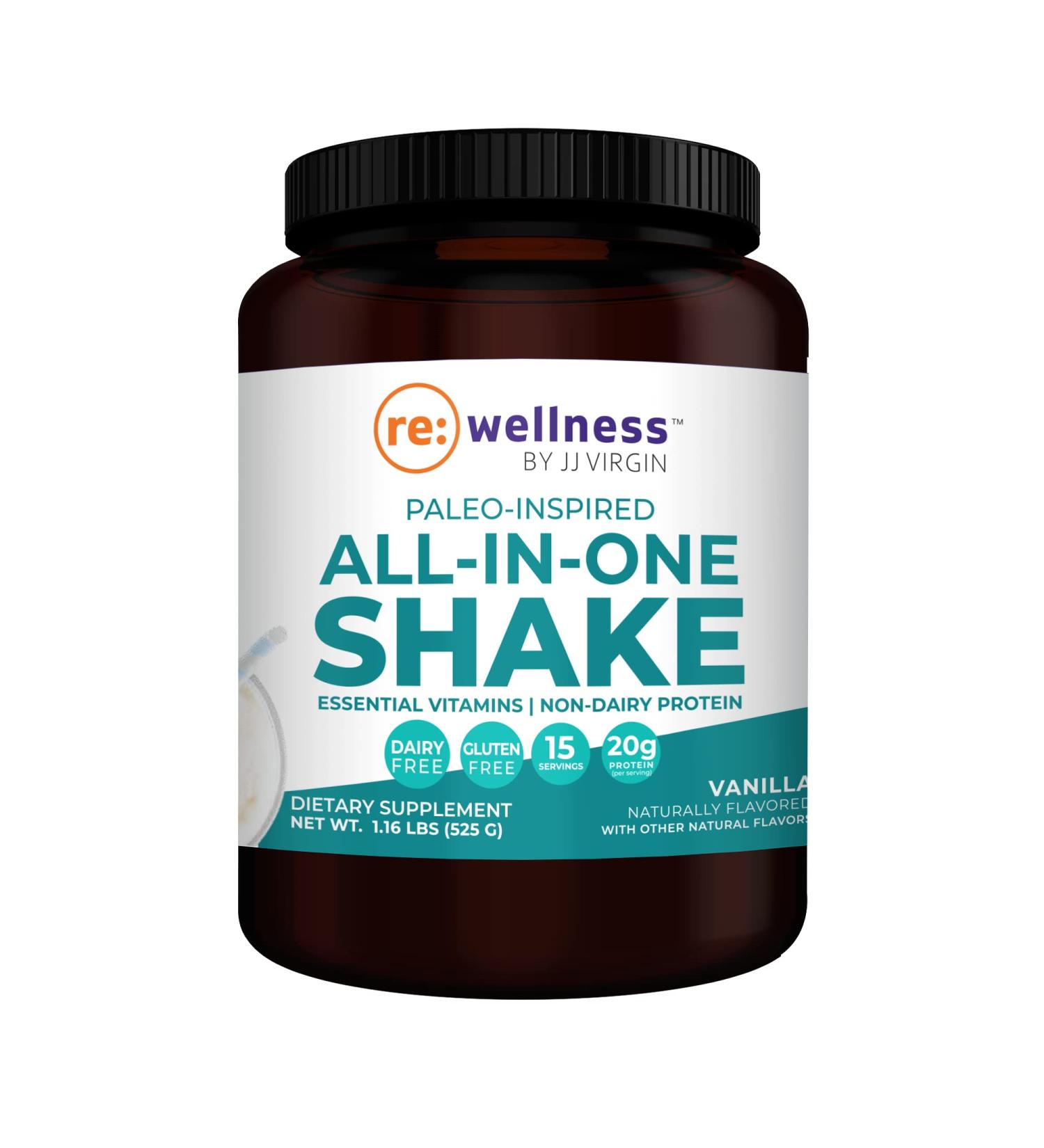 Reignite Wellness Vanilla Paleo Shake - Bone Broth Protein Powder with 20g Protein, Amino Acids, Vitamins, and Collagen Peptides - 15 Servings 1.16 lbs - Buy Online on GoSupps.com