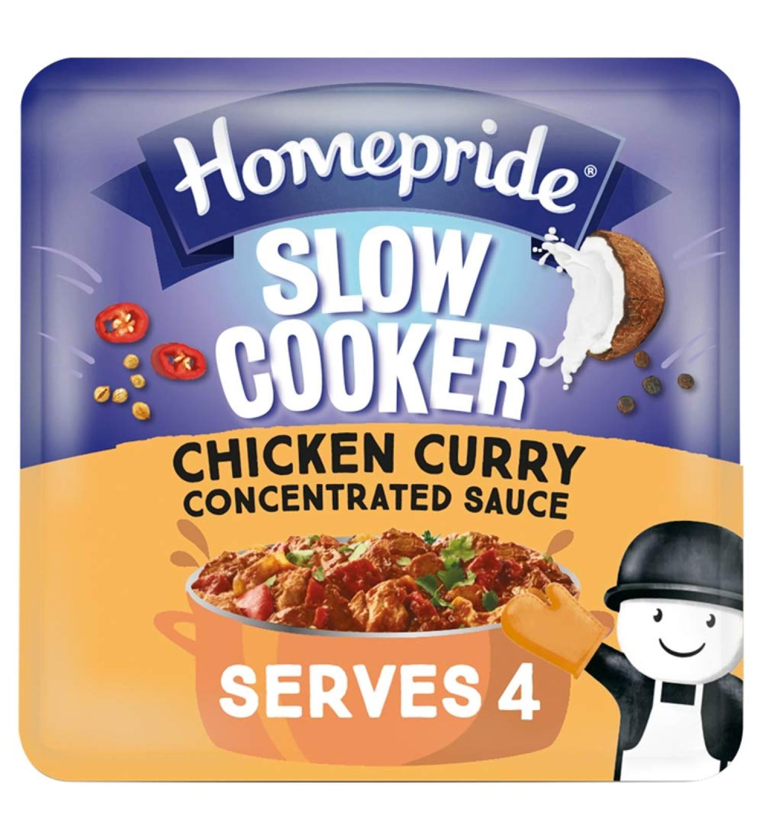 Homepride Slow Cooker Chicken Curry Concentrated Sauce 170g