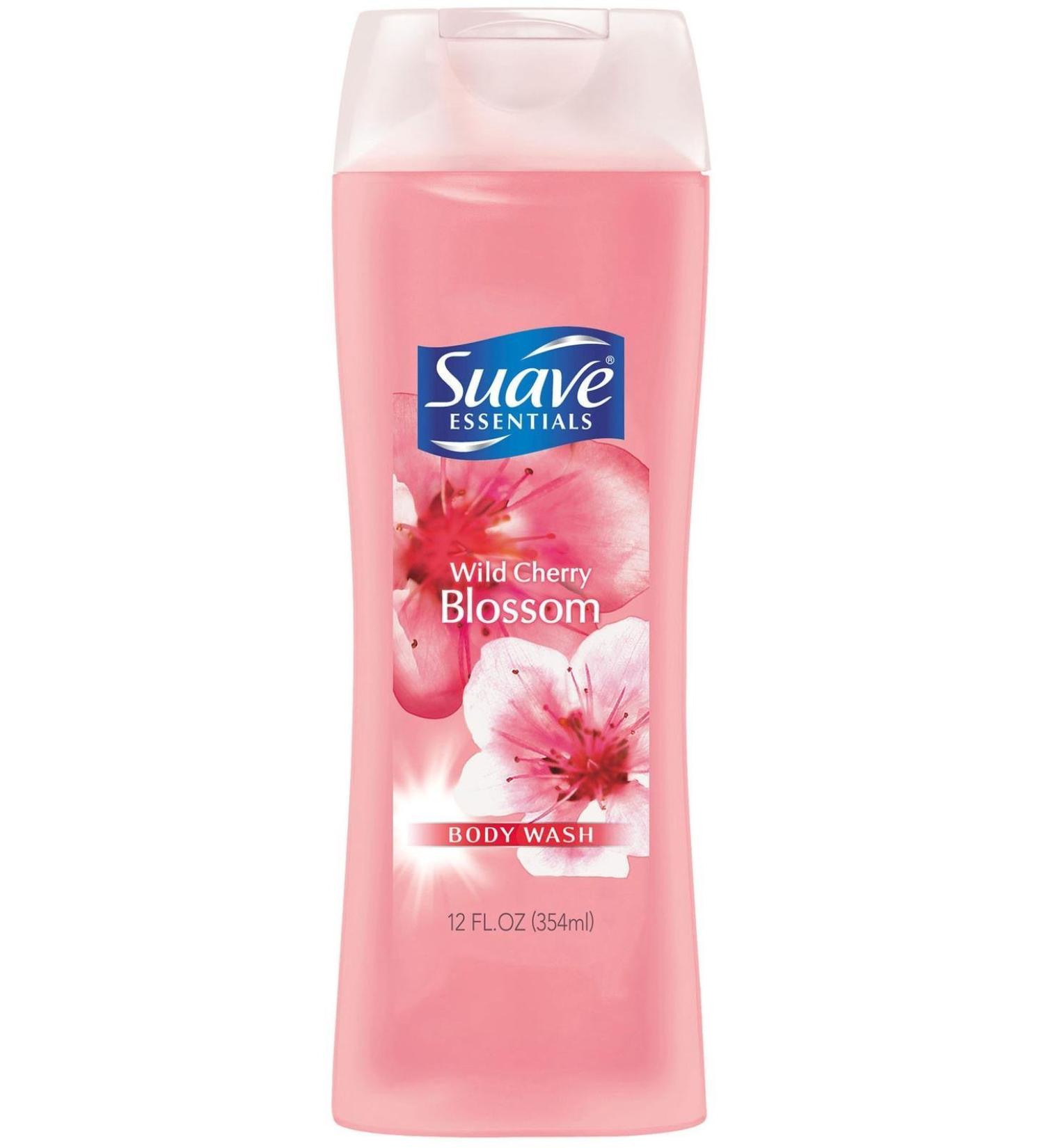 Suave Essentials Wild Cherry Blossom Body Wash - 12 Fl Oz (Pack of 1) - Buy Online on GoSupps.com