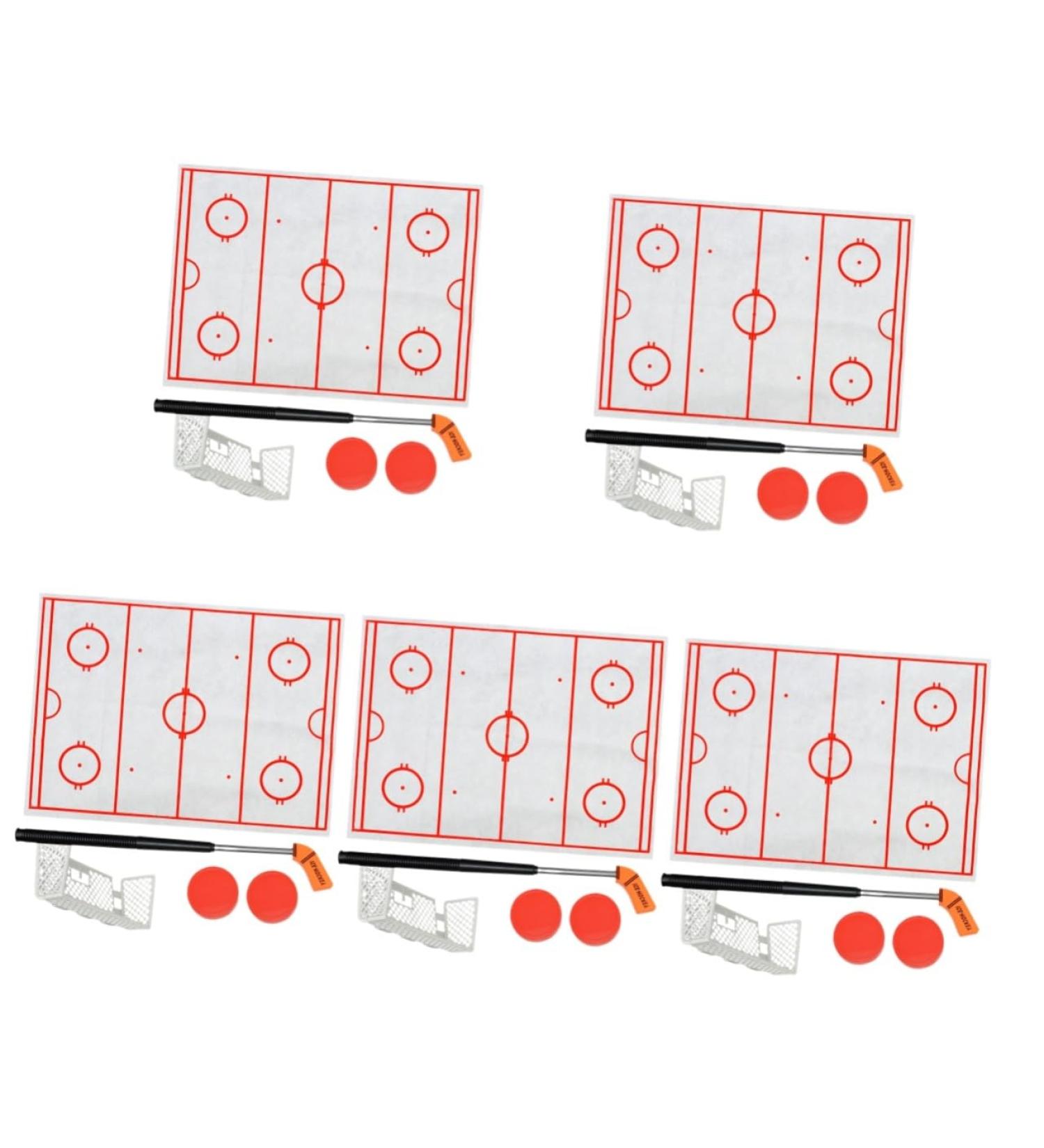 Milist Mini Hockey Toys Set - Decompression Pucks Bats & Play Parts | Perfect for Ice Hockey Fun | Durable Plastic Design - Buy Online on GoSupps.com
