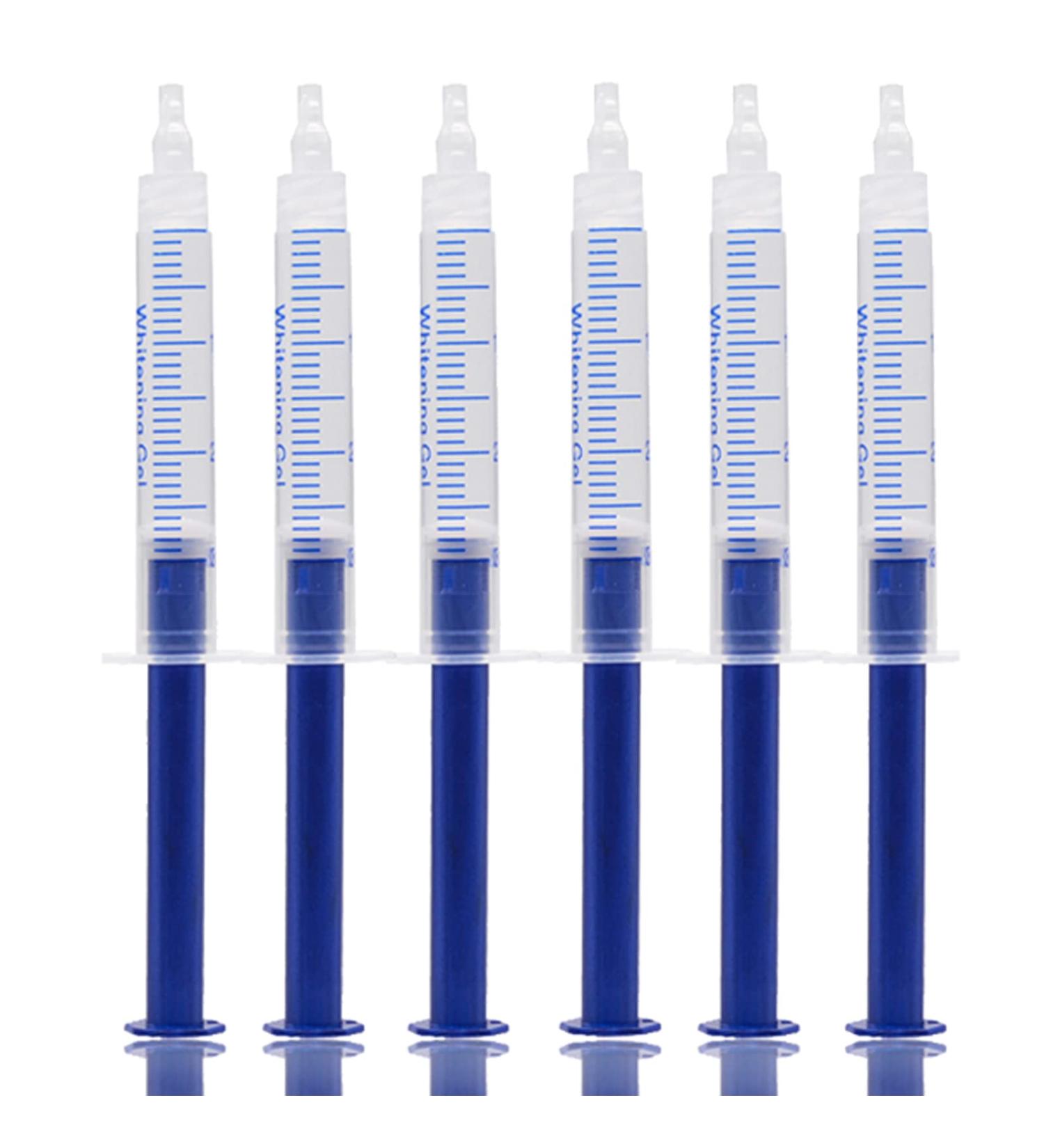 Teeth Whitening Gel Refills for Sensitive Teeth - Professional Whitening Pens for Clean, Stain-Free Teeth - 6Pcs x 3ML - Buy Online on GoSupps.com