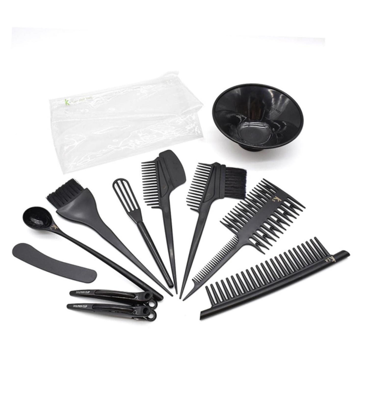 Beavorty Ear Protectors 1 Set Hair Dying Brush Hair Color Mixing Brush Bowls Hair Color Brush Tools Dye Bowl and Brush Highlighting Cap and Hook Highlight Brush Hair Ten Piece Set Hair Dye - Buy Online on GoSupps.com