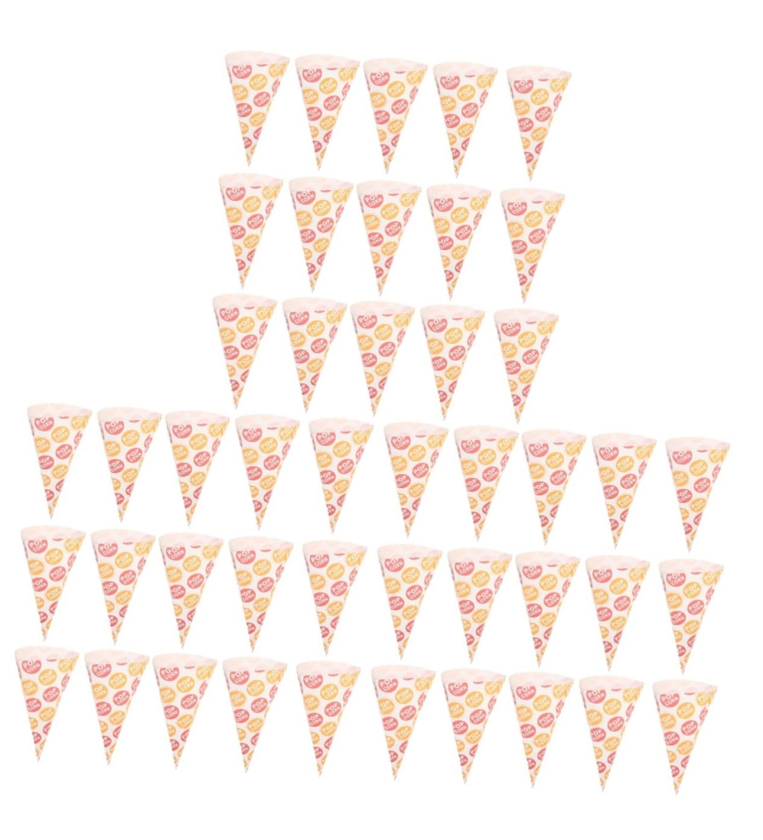 MAGICLULU 150 Pcs Popcorn Bag Candy Treat Bag Mini Gift Bags Cardboard Popcorn Snacks Cookies Snack Cone Bags Pink Gift Bag Cookies Cone Bags Cone Treat Bags Glass Paper Packing Bag Child - Buy Online on GoSupps.com