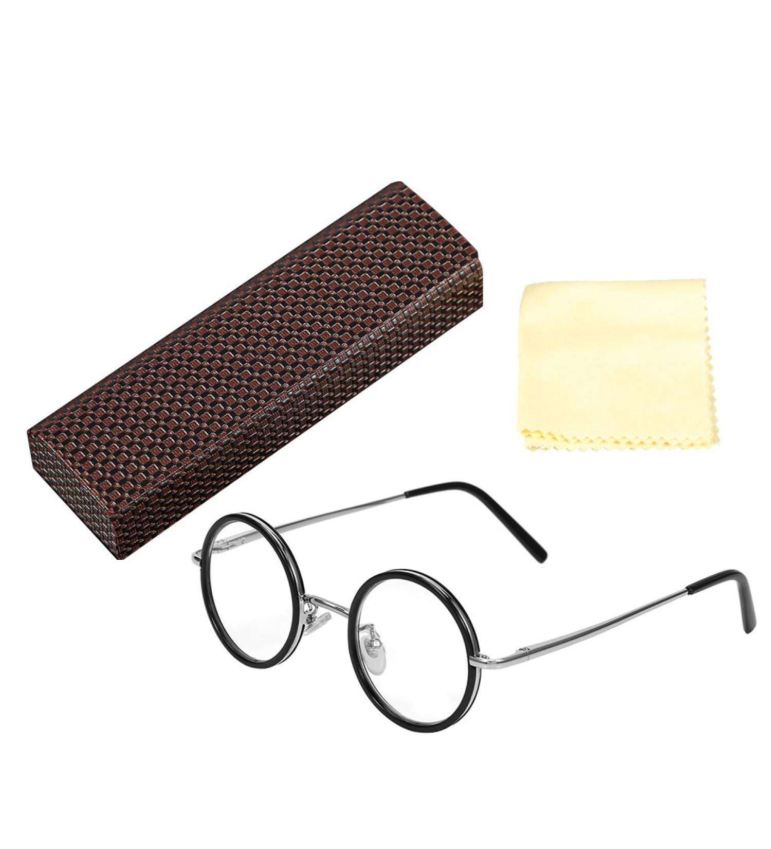 Retro Round Resin Reading Glasses - Lightweight Magnifying Presbyopic Spectacles for Eye Fatigue Relief (1.0/1.5/2.5/3.0/3.5) - Buy Online on GoSupps.com