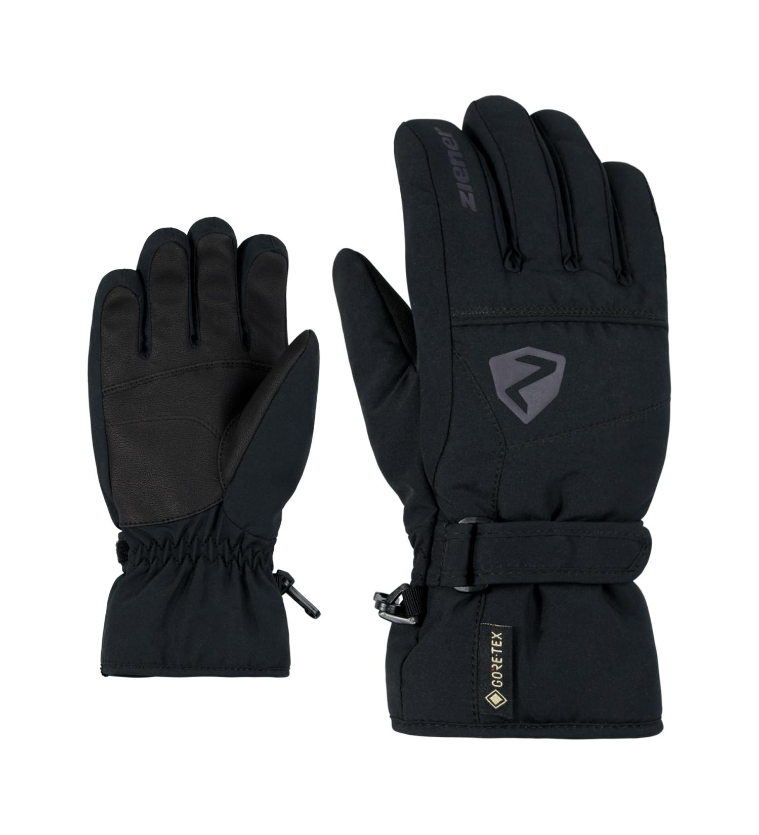 Ziener Children's Lago GTX Glove Junior Ski Gloves/Winter Sports | Waterproof Breathable Black 6.5