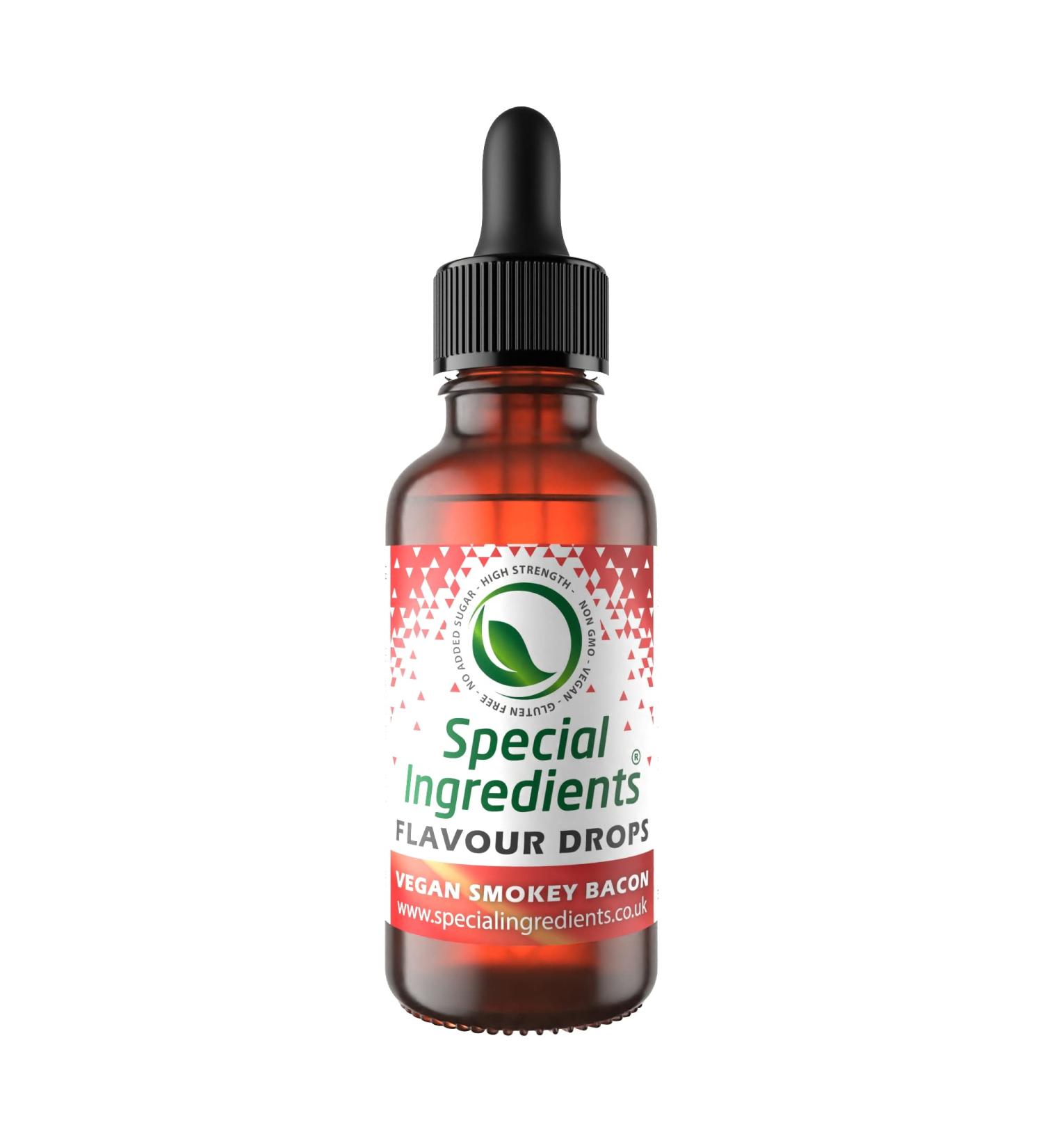Special Ingredients Vegan Meat Smokey Bacon Flavour Drop 30ml Highly Concentrated Versatile Flavouring - Buy Online on GoSupps.com
