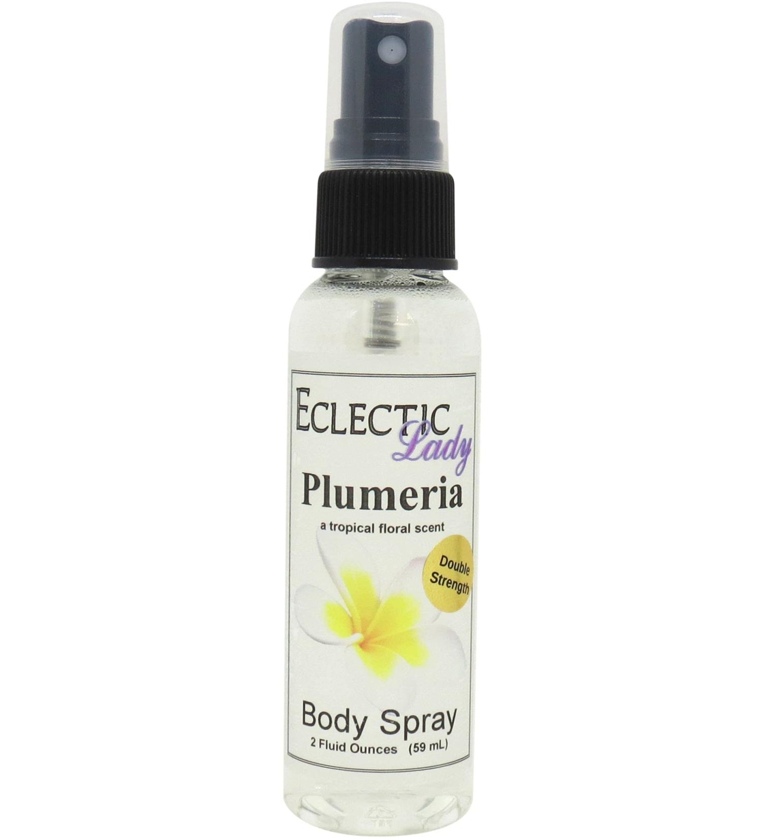 Plumeria Body Spray (Double Strength) 2 ounces Body Mist for Women with Clean Light & Gentle Fragrance Long Lasting Perfume with Comforting Scent for Men & Women Cologne with Soft Subtle Aroma 2 Fluid Ounces (Double Strength) - Buy Online on GoSupps.com