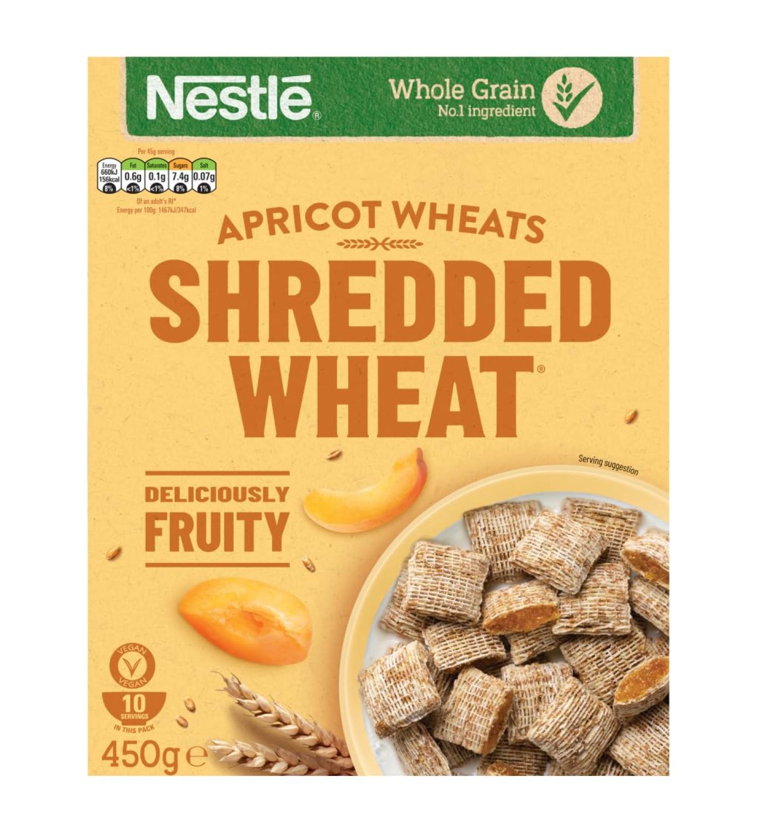Nestl Shredded Wheat Apricot Wheats 450g